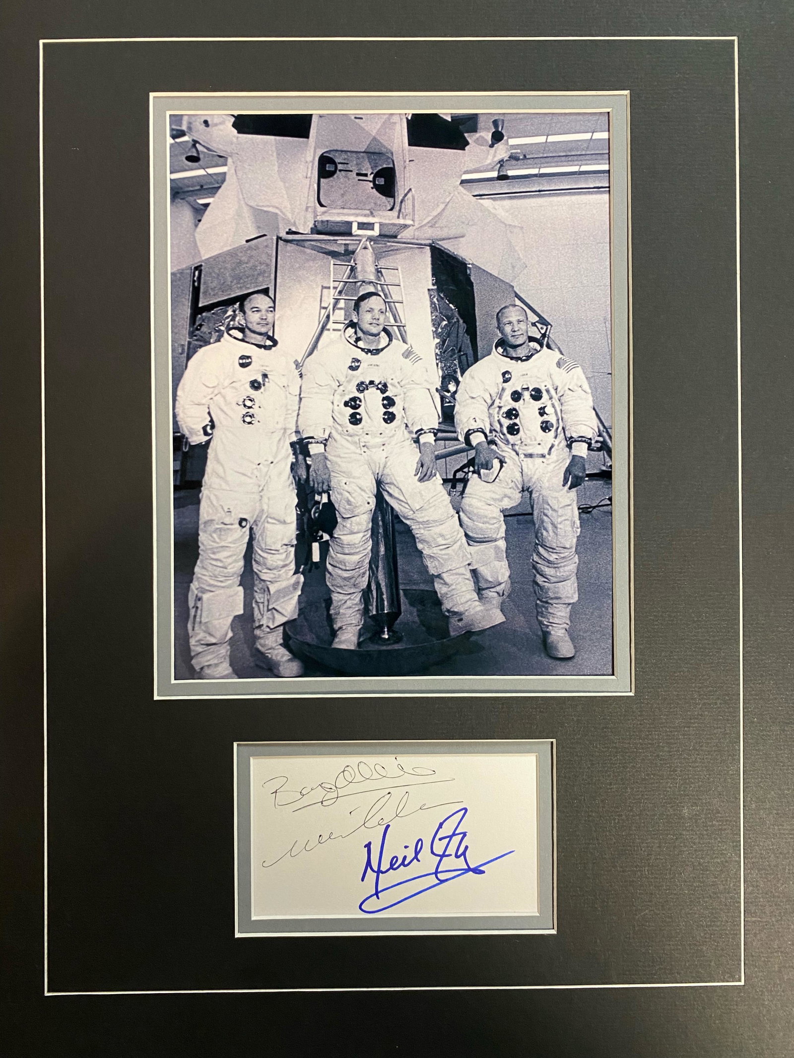 Apollo 11 Autographed DISPLAY (1 of 1)