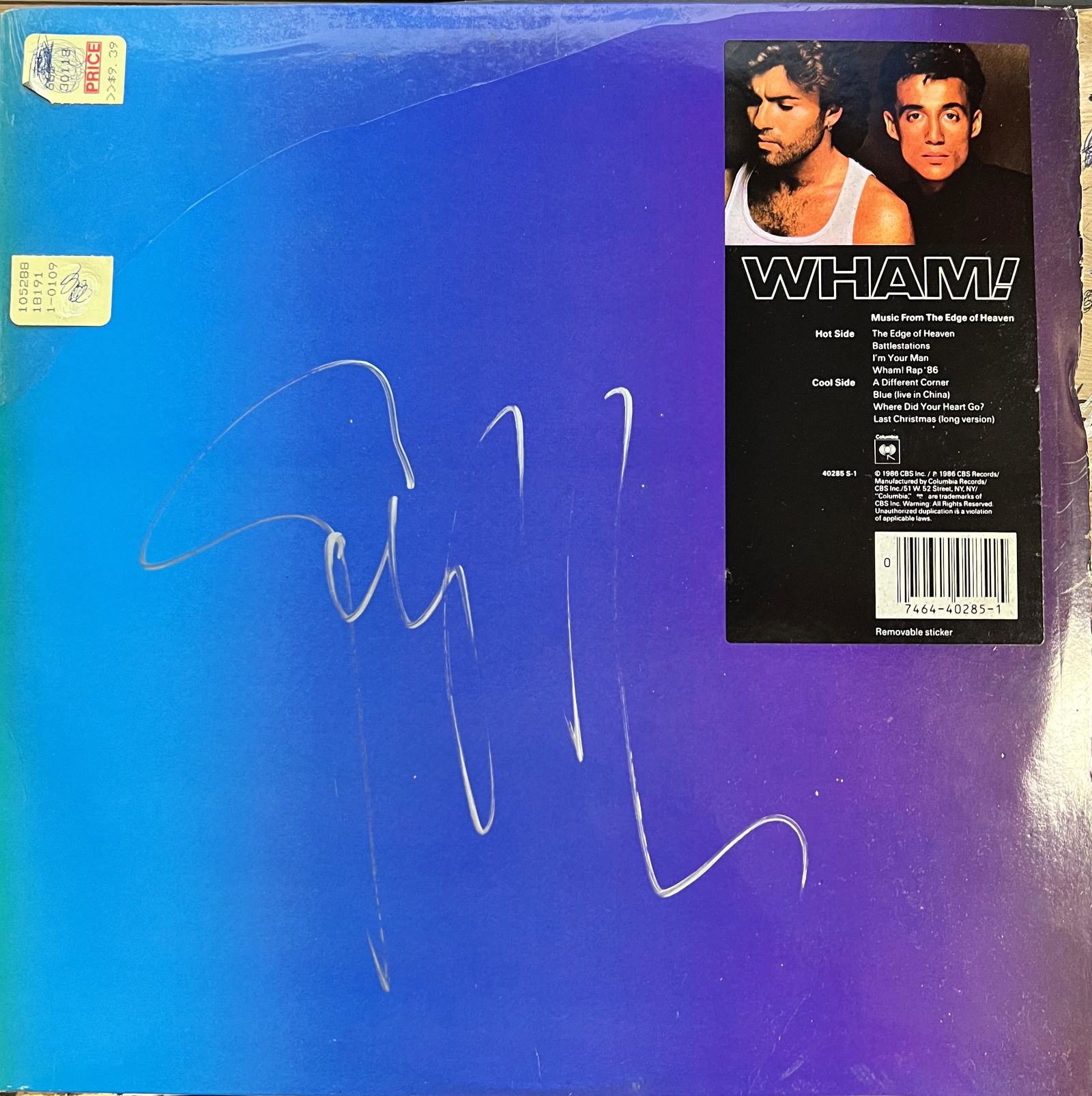 George Michael Autographed Album (1 of 1)