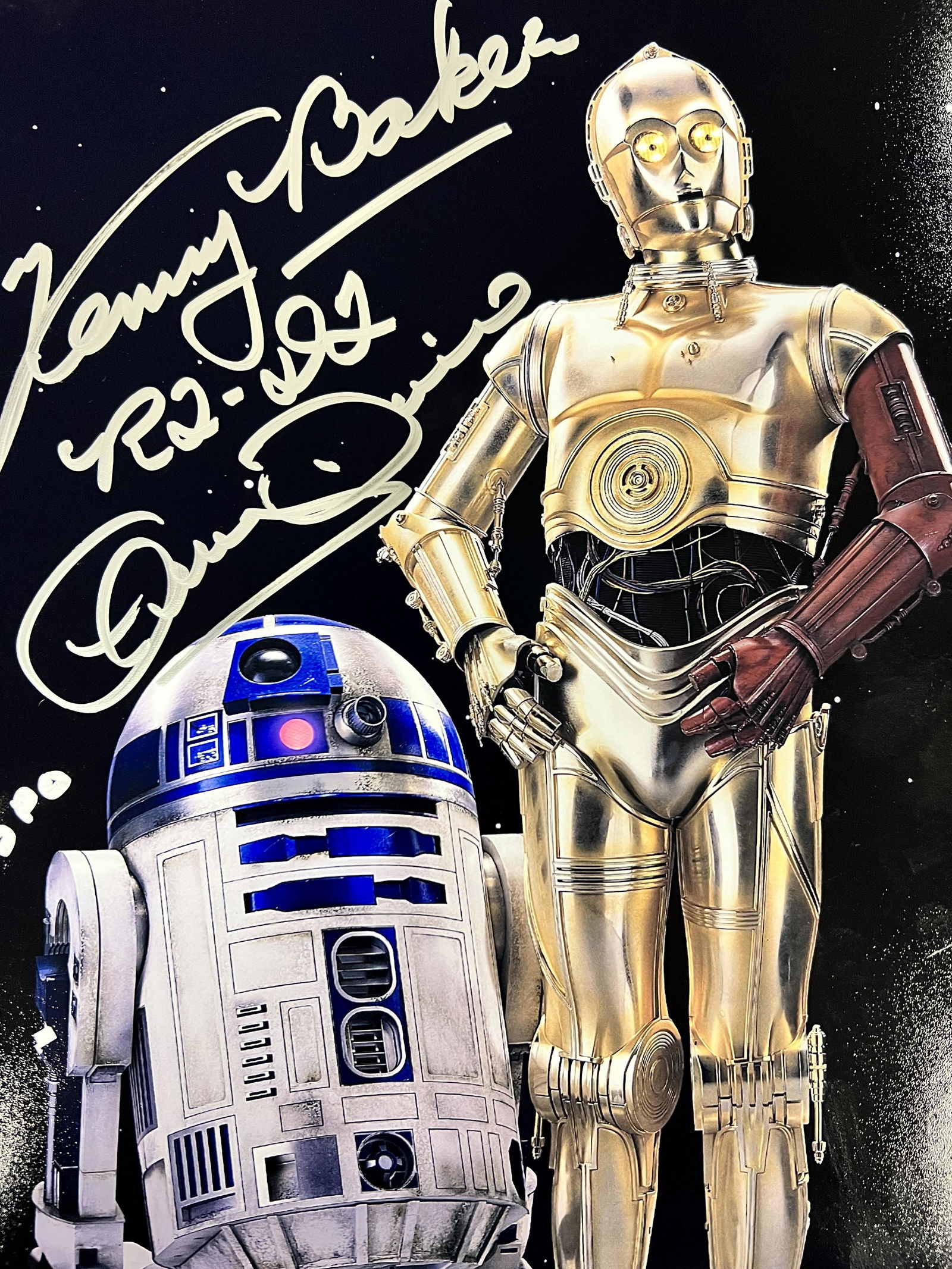 Kenny Baker Anthony Daniels Autographed 8X10 (1 of 1)