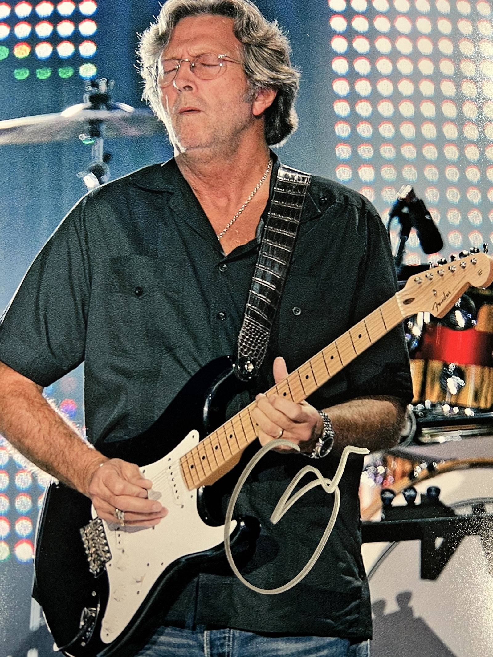 Eric Clapton Autographed 8x10: Displays are not framed, and can be framed for a cost. Framed items will state they are framed in the name of the item. All signed items come with a COA. Ask any and all questions BEFORE bidding. Sign