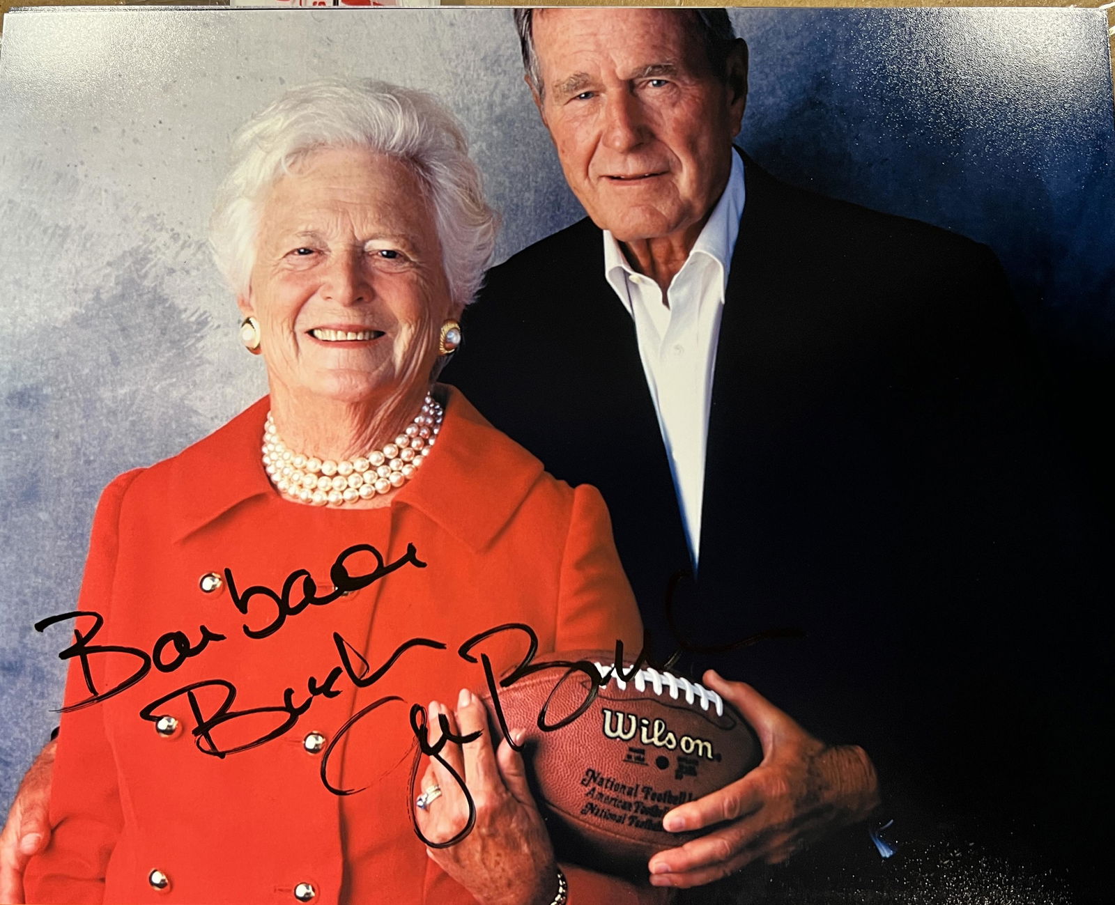 George and Barbara Bush Autographed 8x10 (1 of 1)