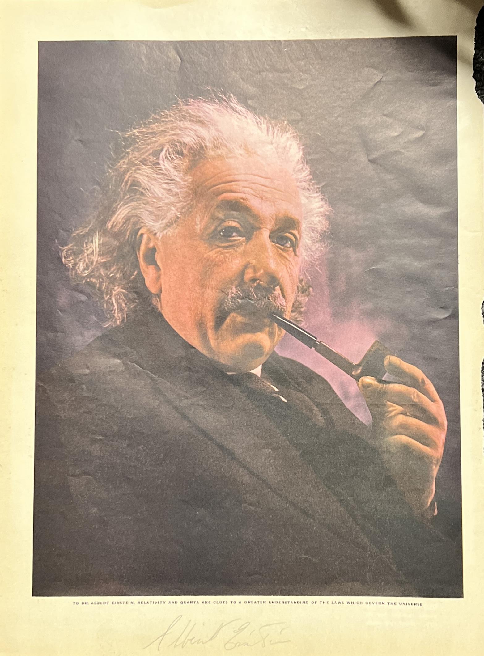 Albert Einstein Autographed Life Magazine Page (1 of 1)