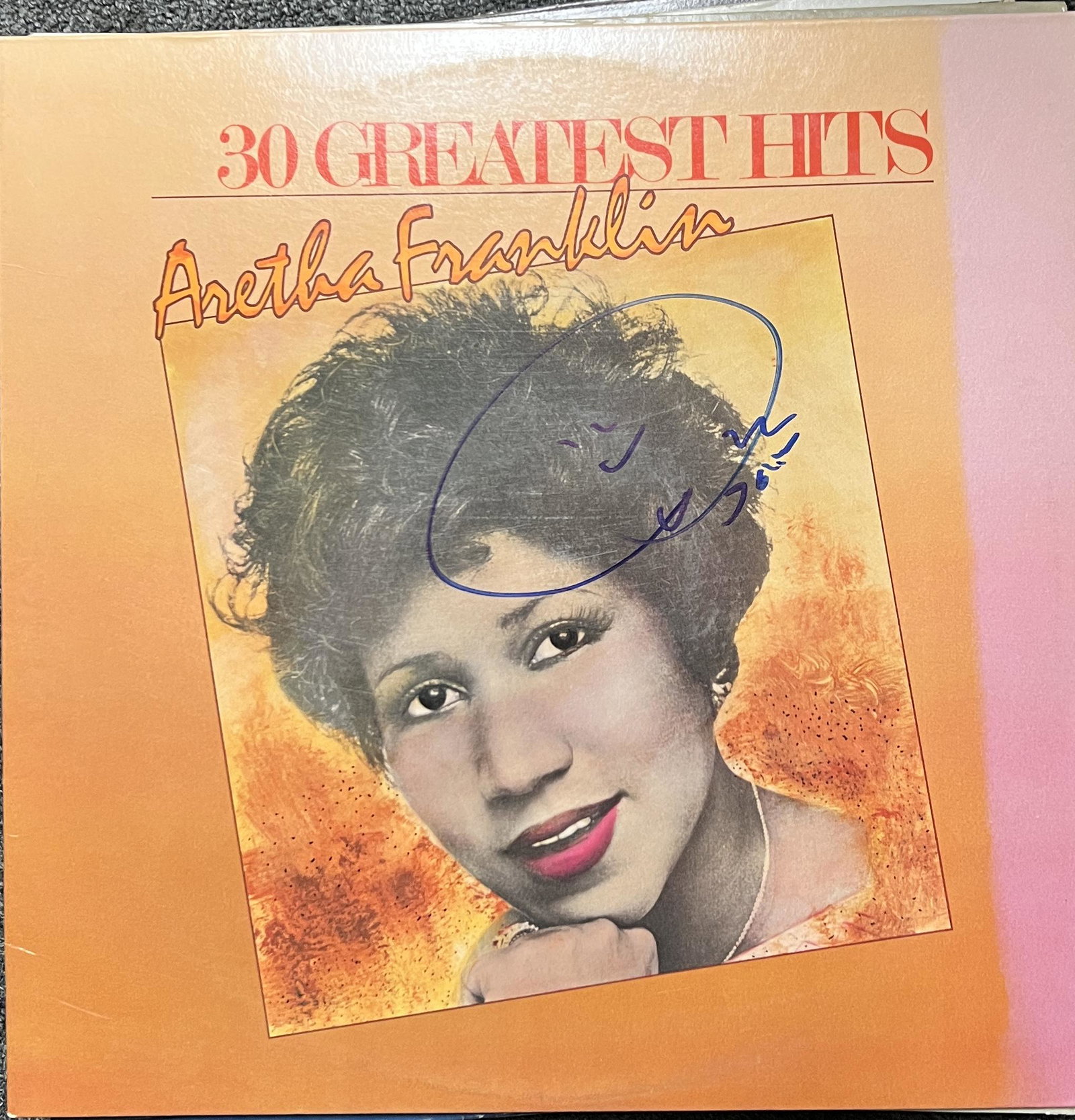Aretha Franklin Autographed Album (1 of 1)