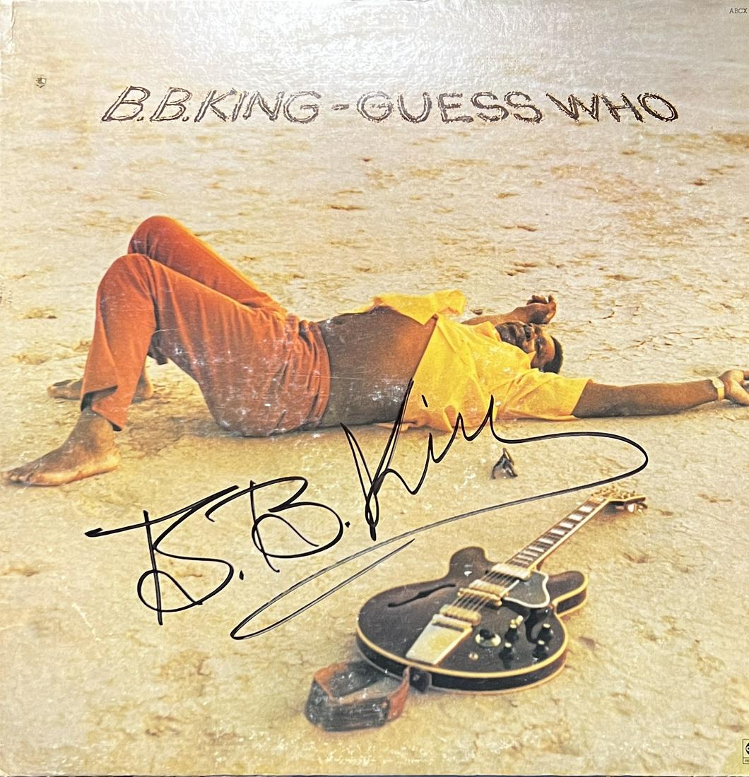 BB King Autographed Album (1 of 1)