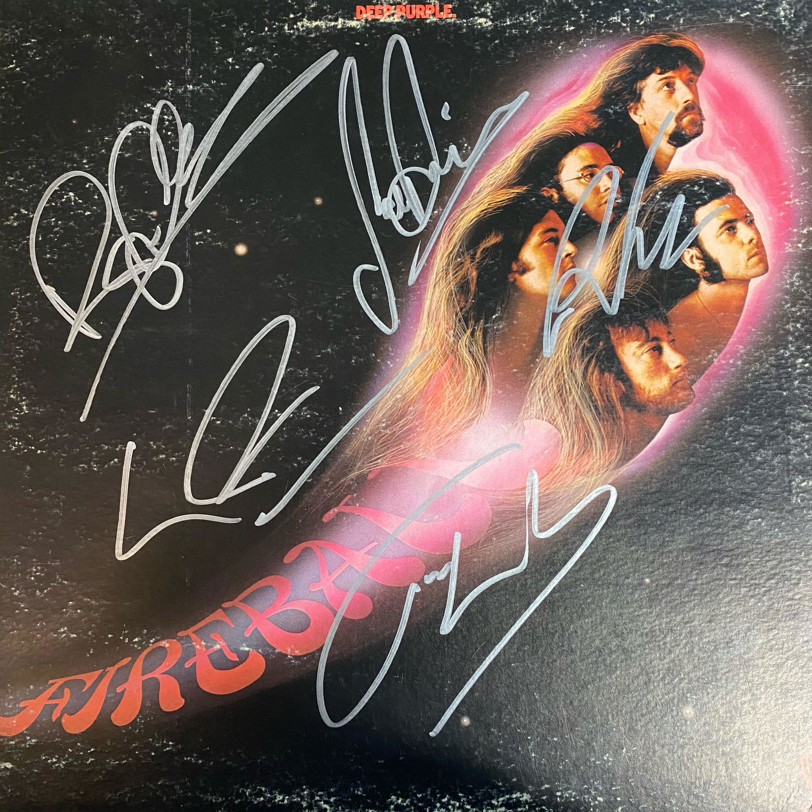 Deep Purple Autographed Album All 5 (1 of 1)