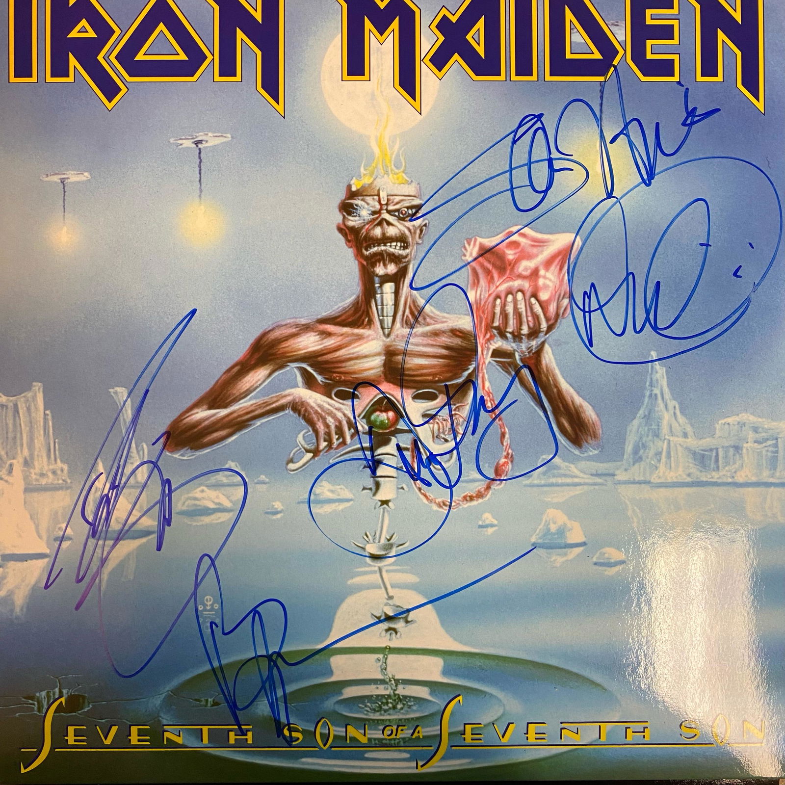 Iron MAIDEN Autographed Album All 5 (1 of 1)