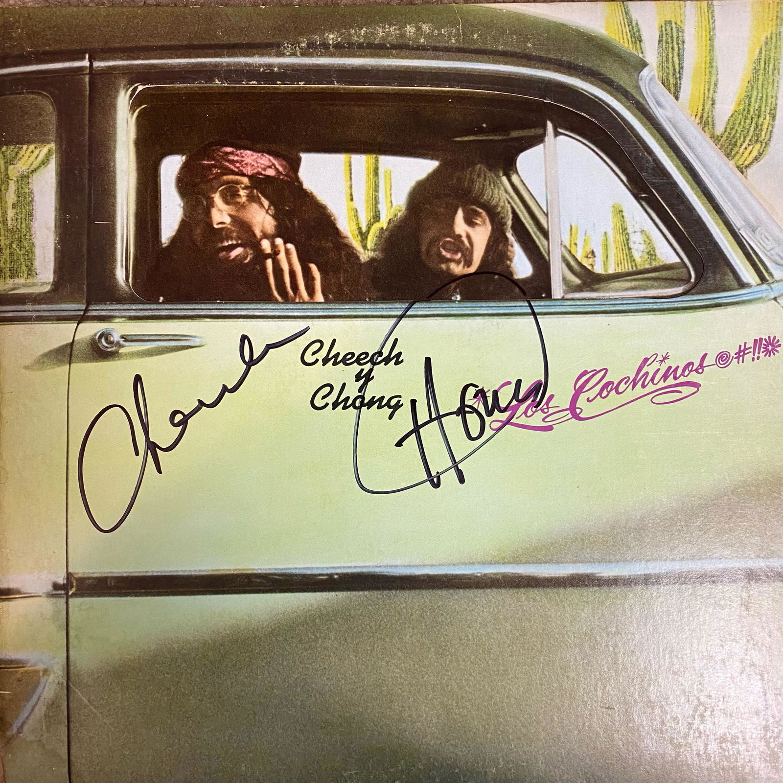 Cheech and Chong AUTOGRAPHED Album (1 of 1)
