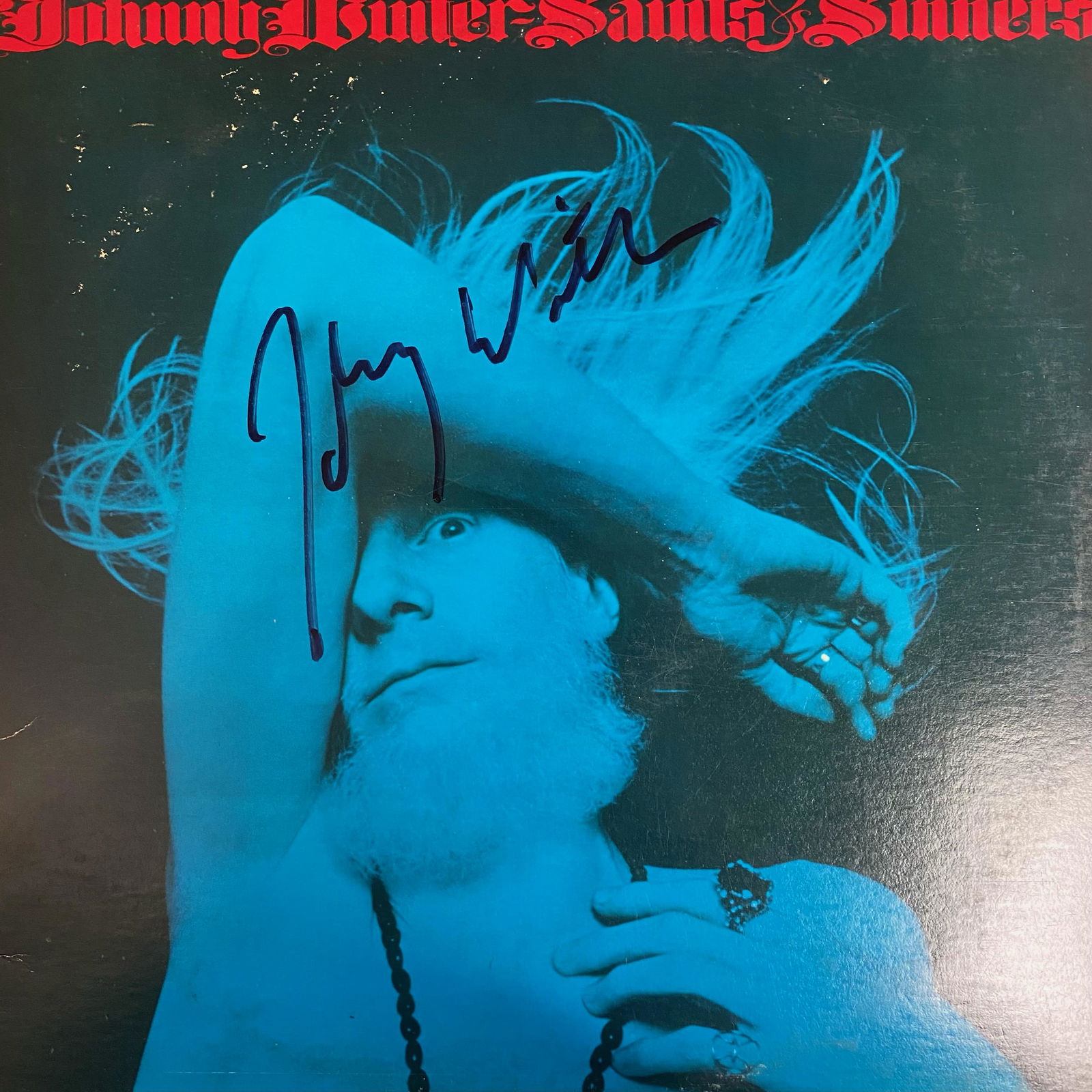 Johnny Winter Autographed Album (1 of 1)