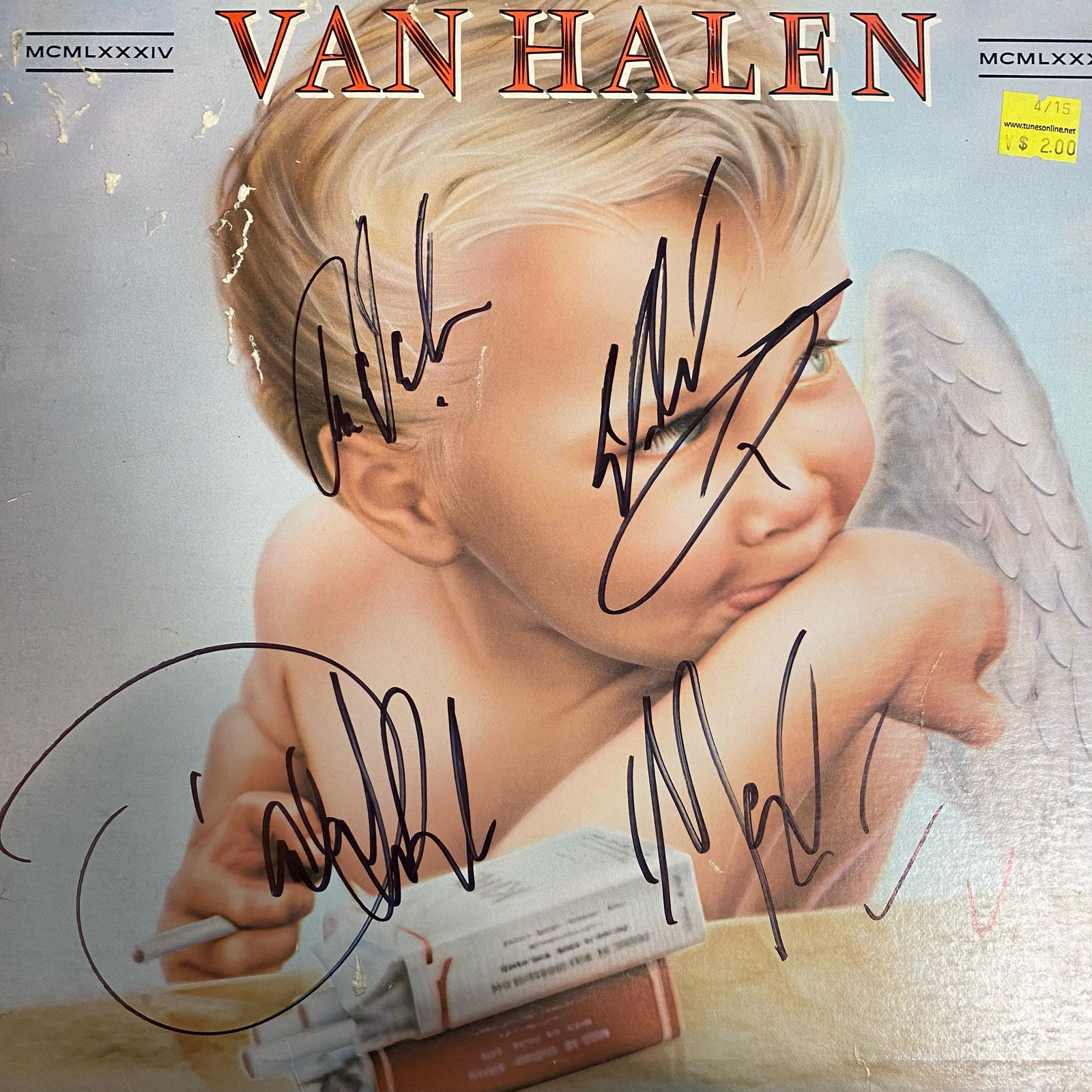 Van Halen Autographed ALBUM All 4 (1 of 1)