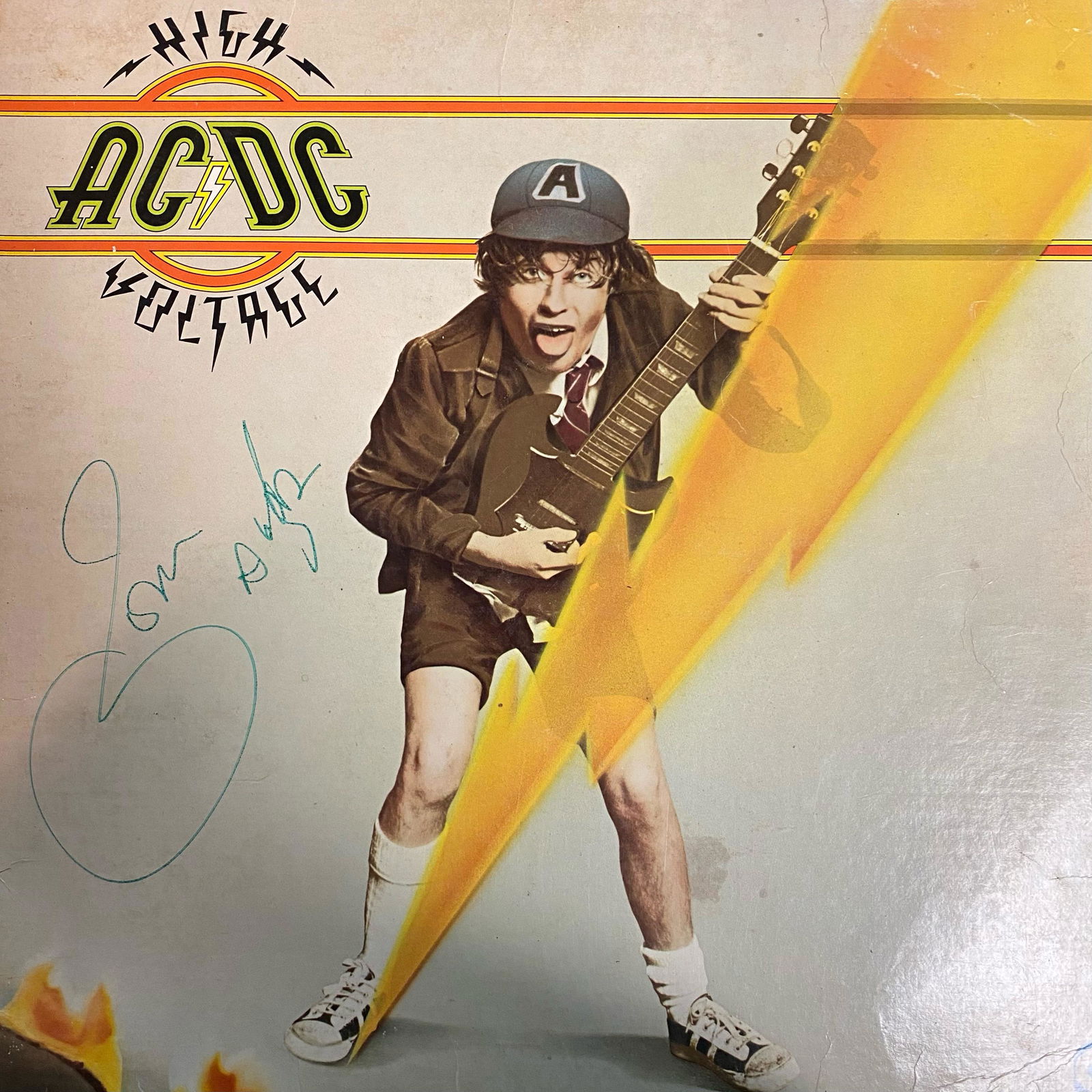 Bon Scott Autographed Album (1 of 1)