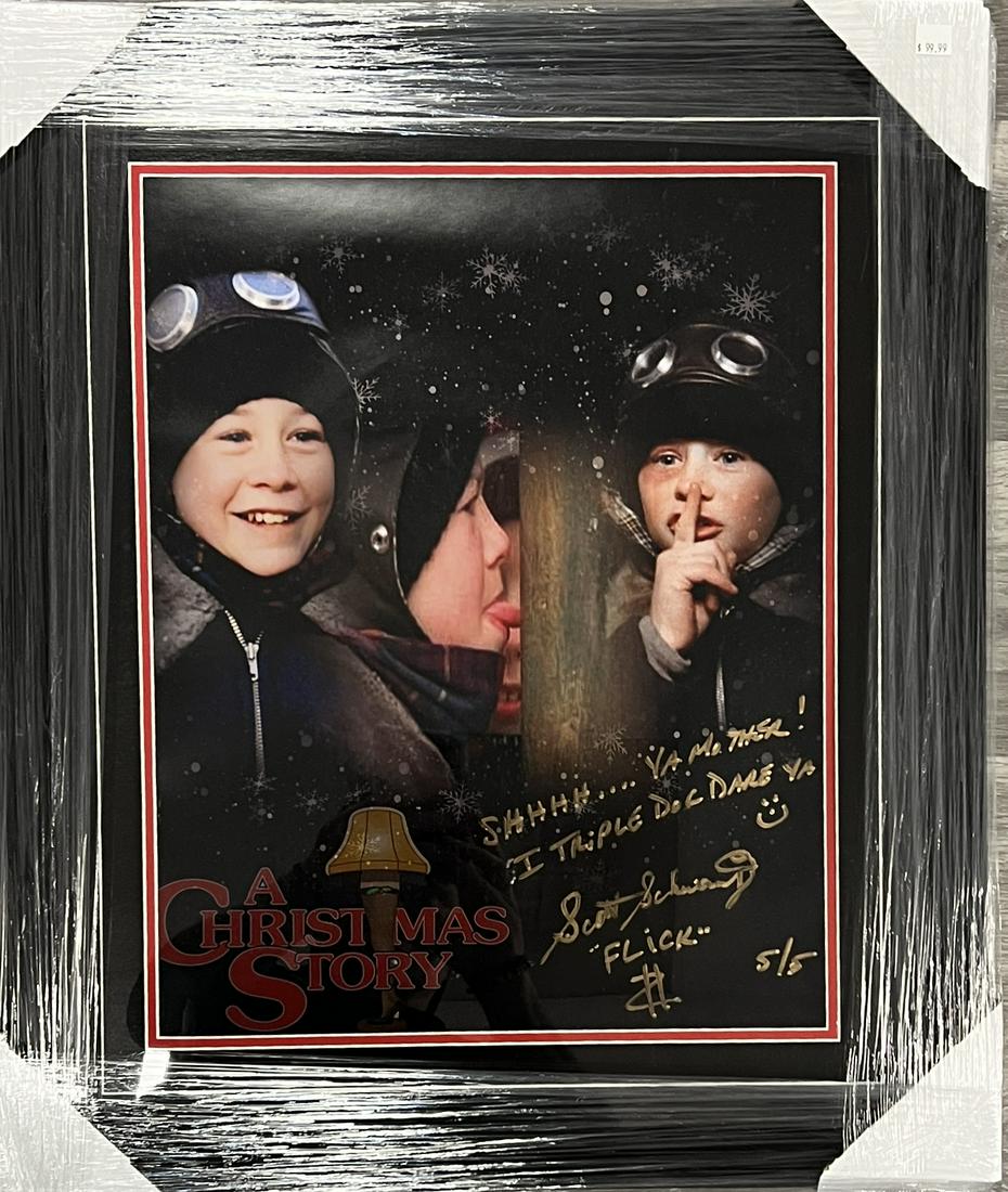 Scotty Schwartz Flick XMAS STORY Autographed Photo (1 of 1)