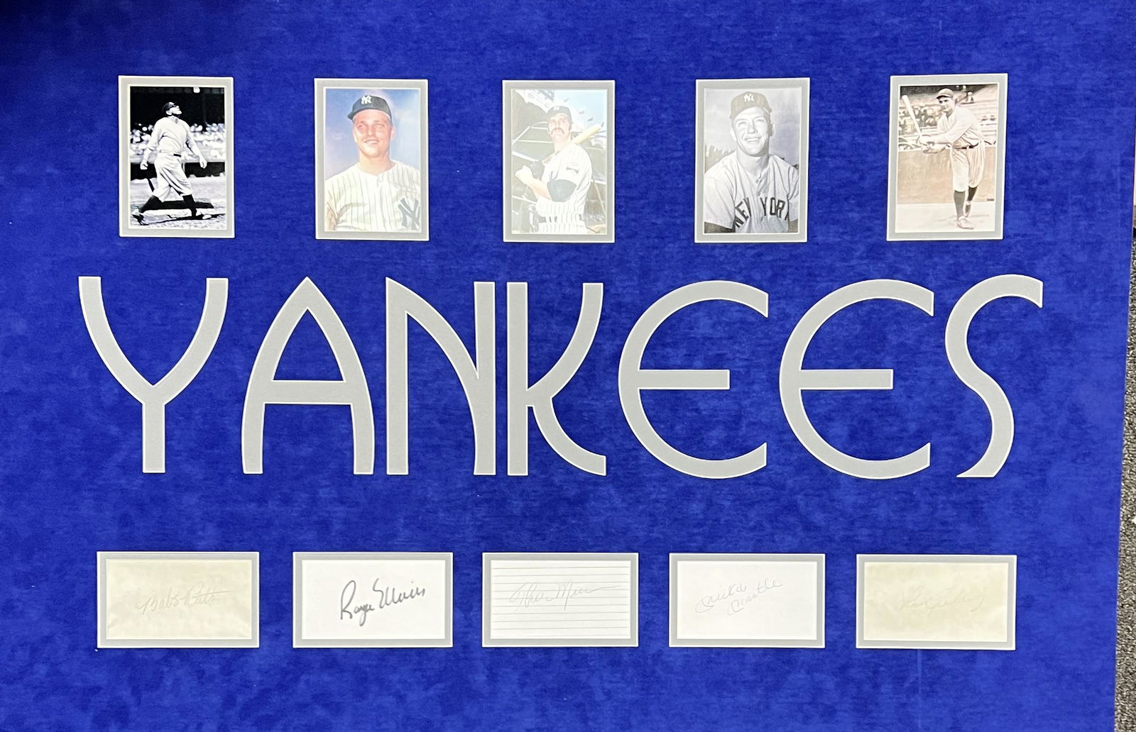 New York Yankees Autographed Display (1 of 1)