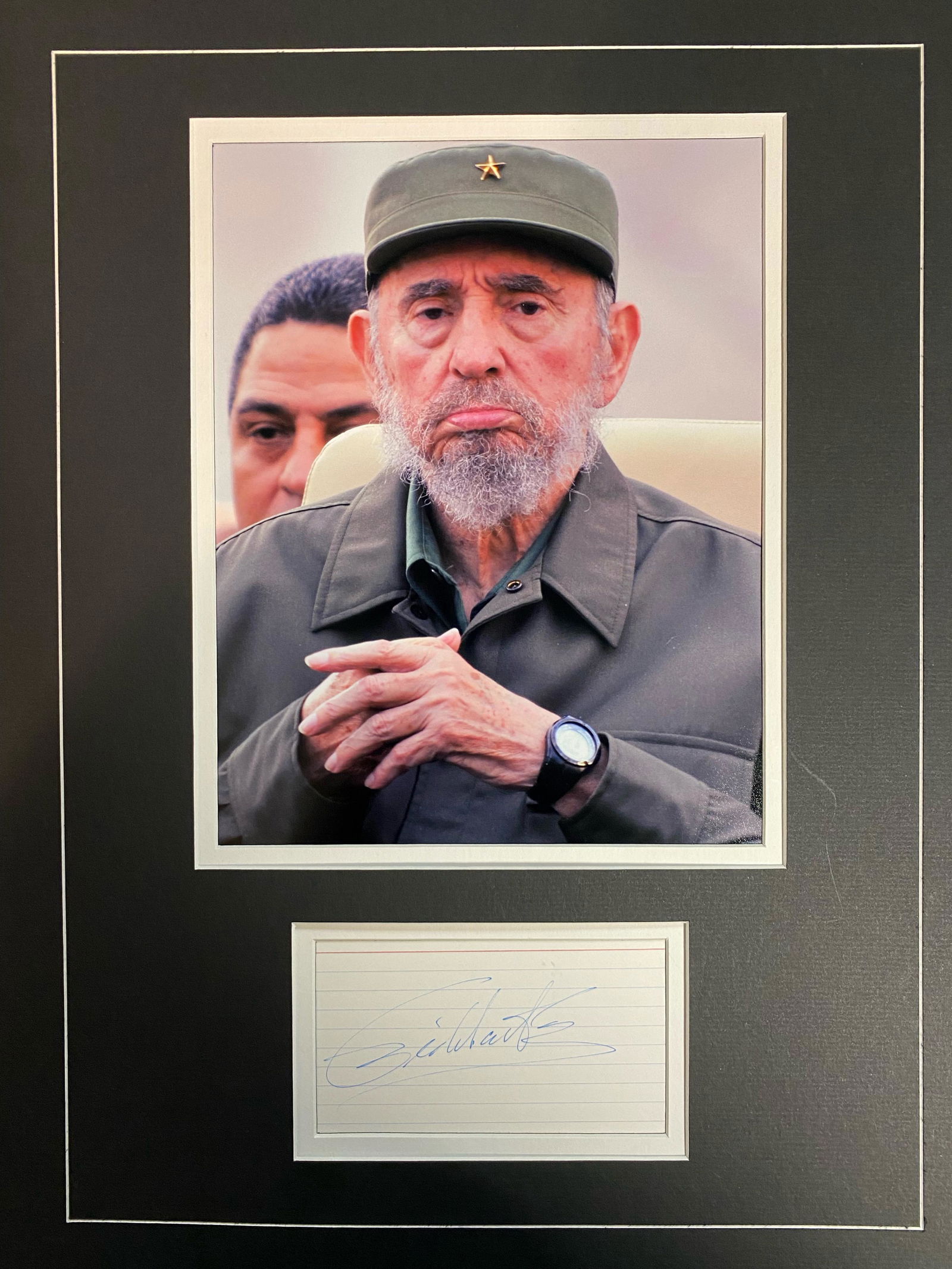 Fidel Castro Autographed Display (1 of 1)