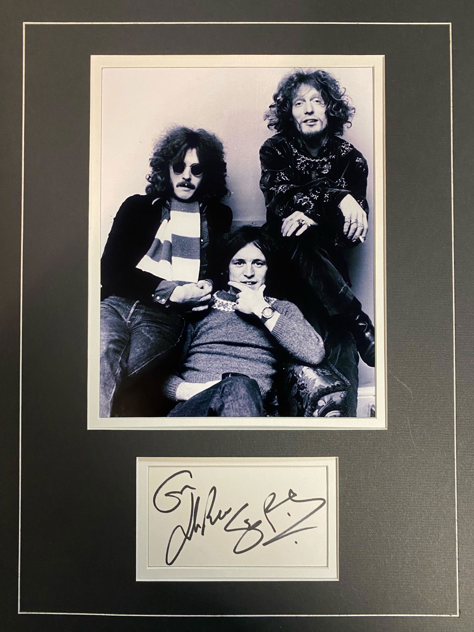 CREAM Autographed Display All 3 (1 of 1)