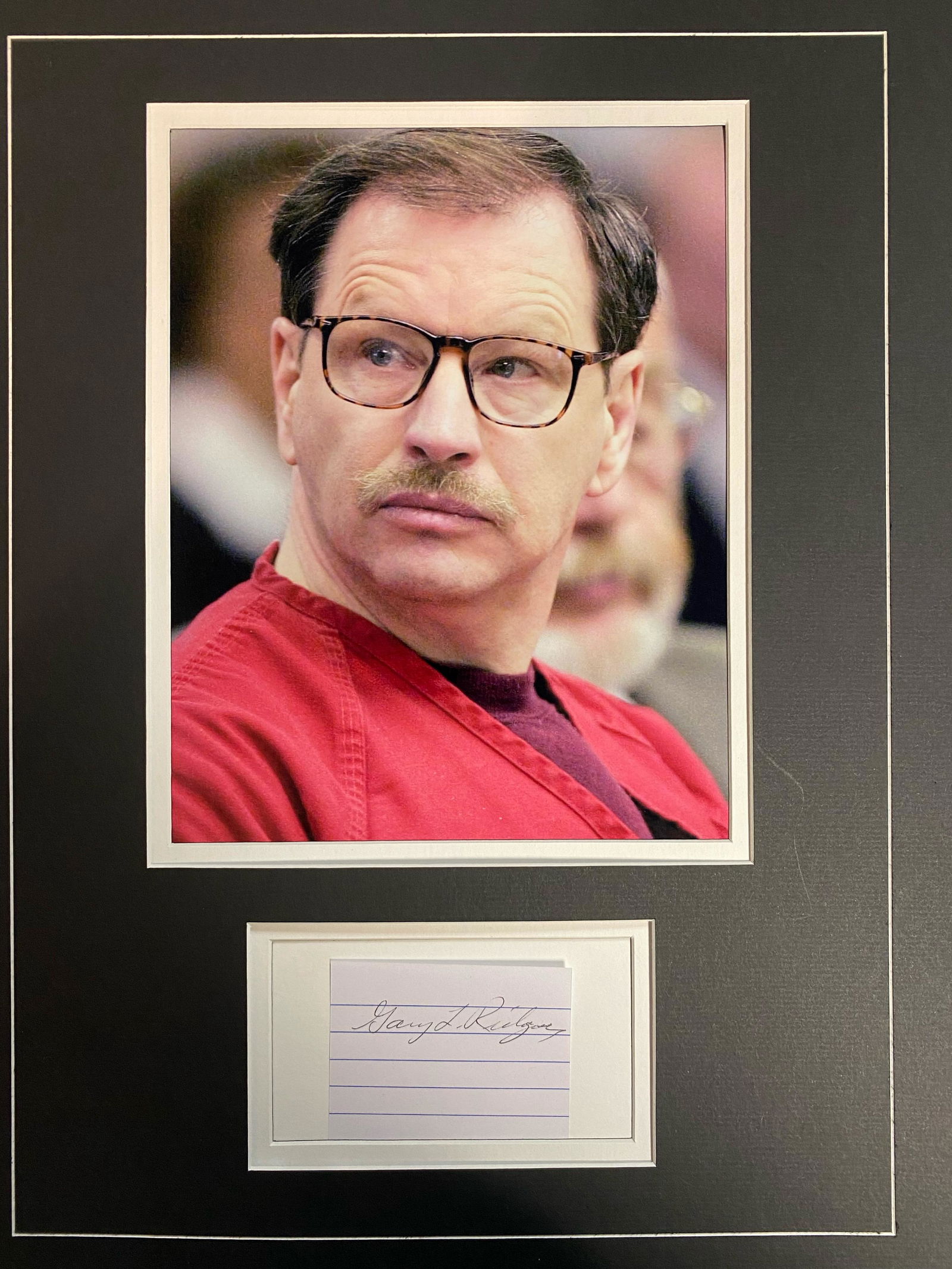 Gary Ridgeway Autographed Display (1 of 1)