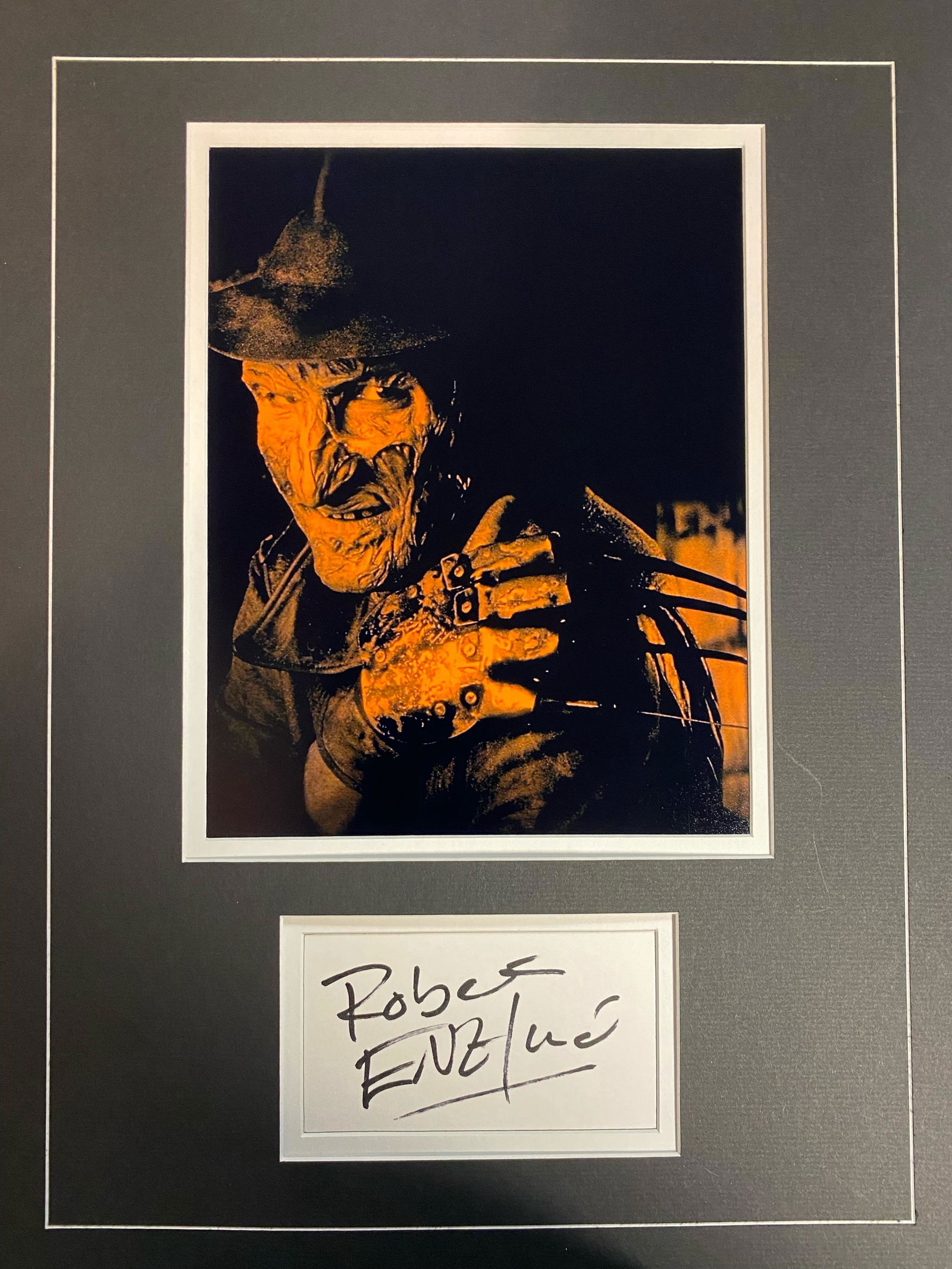 Robert Englund Autographed Display (1 of 1)