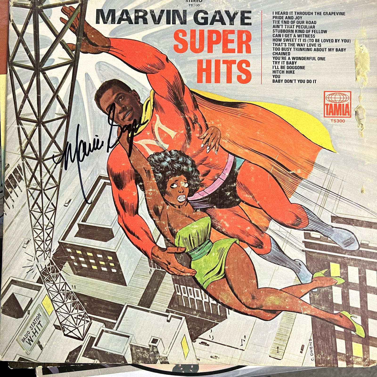 Marvin Gaye Autographed Album (1 of 1)