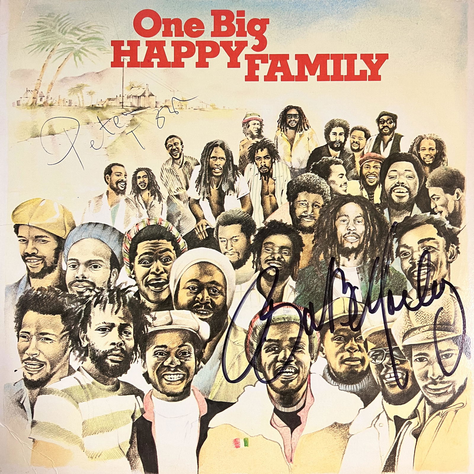 Bob Marley Peter Tosh AUTOGRAPHED Album (1 of 1)