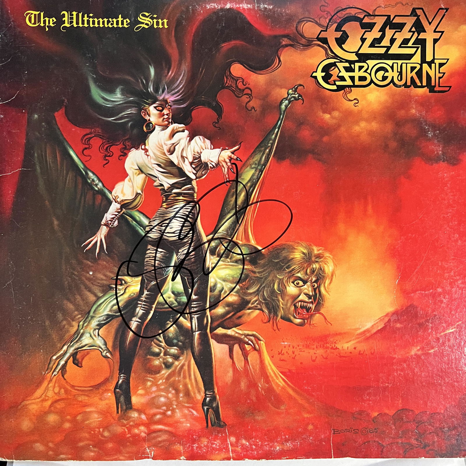 Ozzy Osbourne Autographed ALBUM (1 of 1)