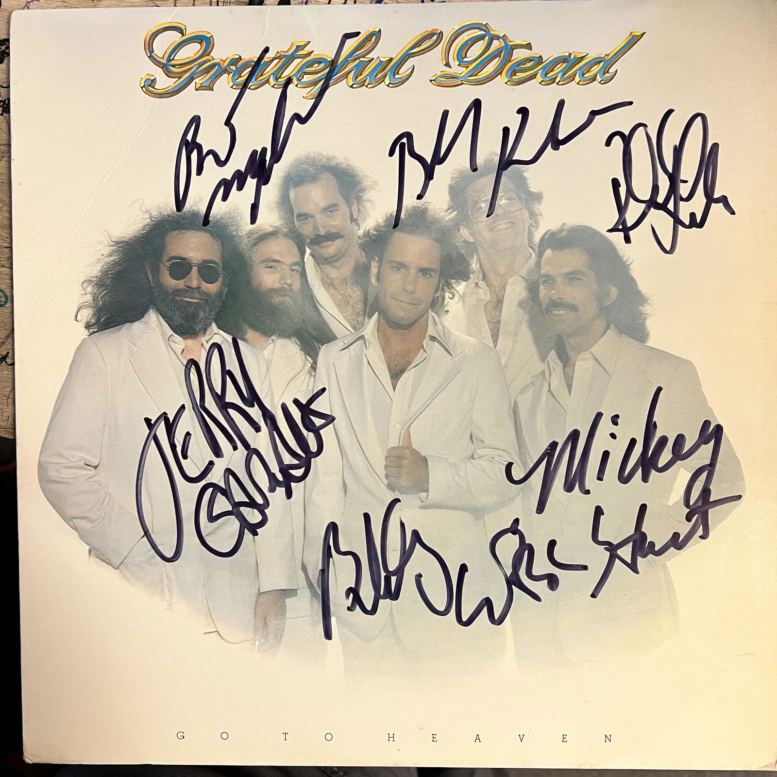 GRATEFUL DEAD Autographed Album All 6 (1 of 1)