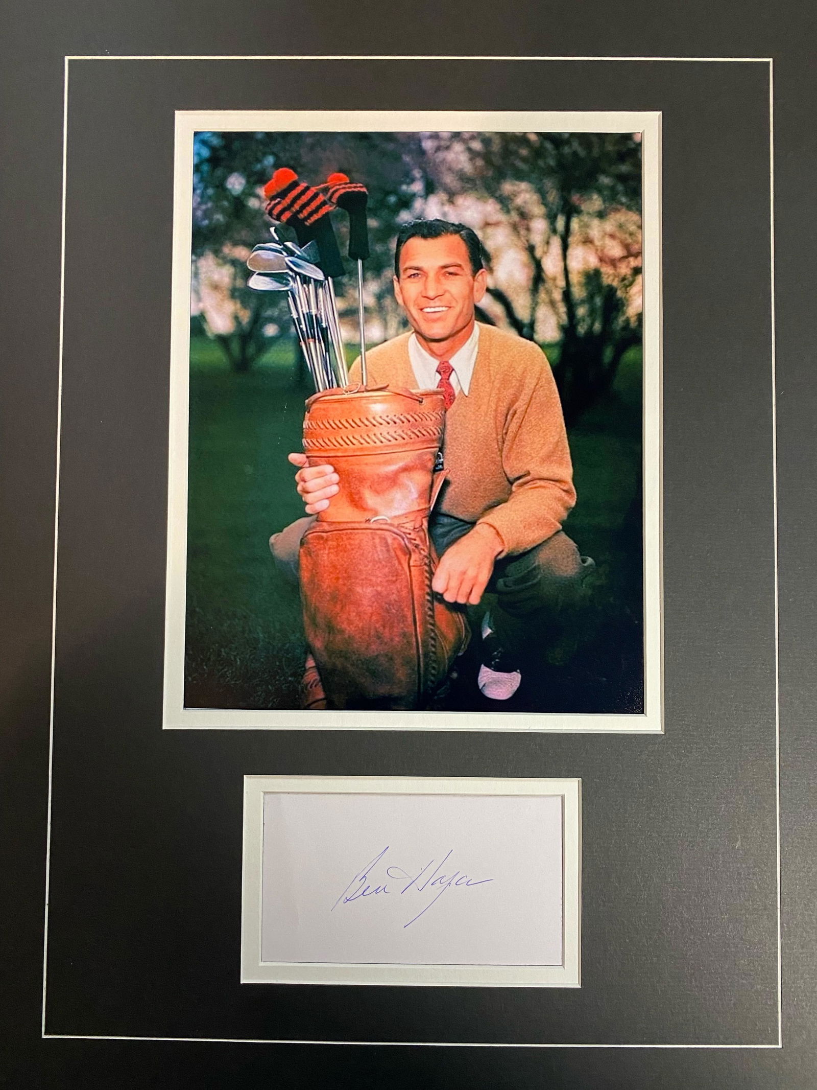 Ben Hogan Autographed Display (1 of 1)