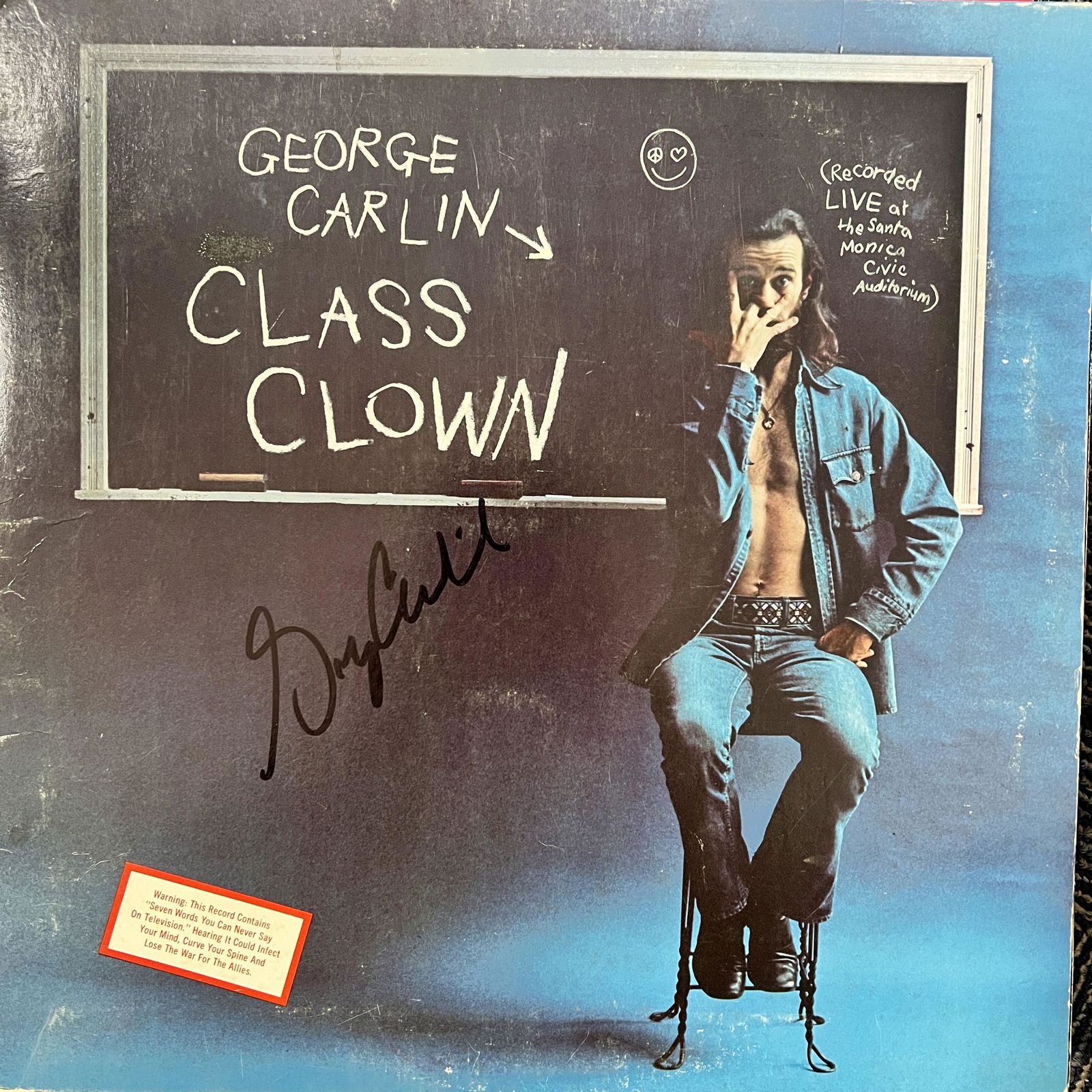 George Carlin Autographed Album (1 of 1)