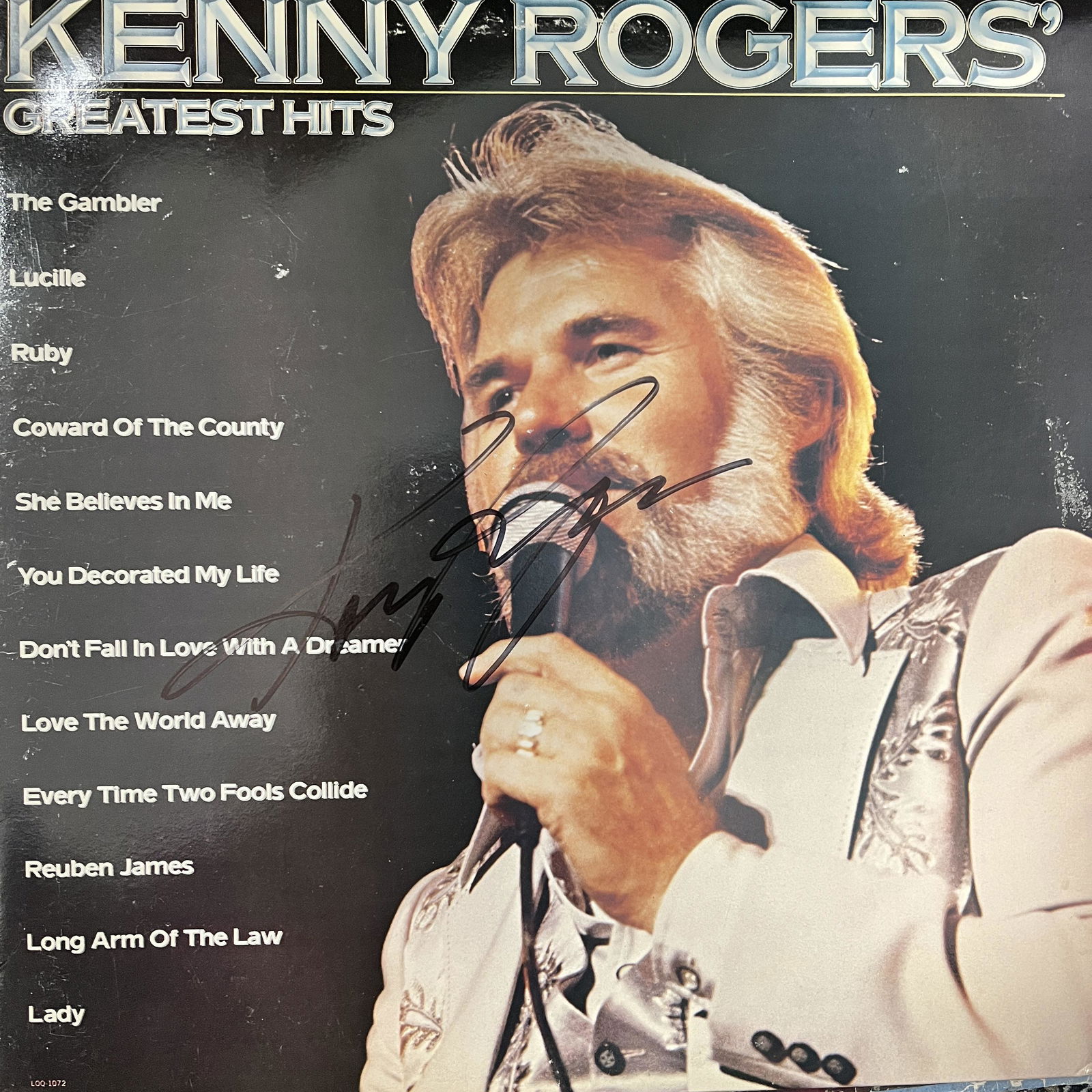 Kenny Rogers AutoGRAPHED Album (1 of 1)