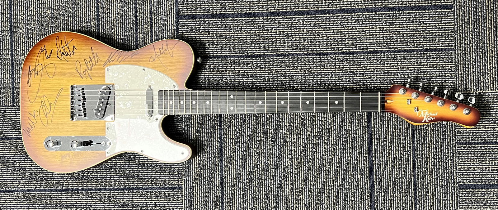 Bruce Springsteen and the E Street Band Autographed Guitar (1 of 1)