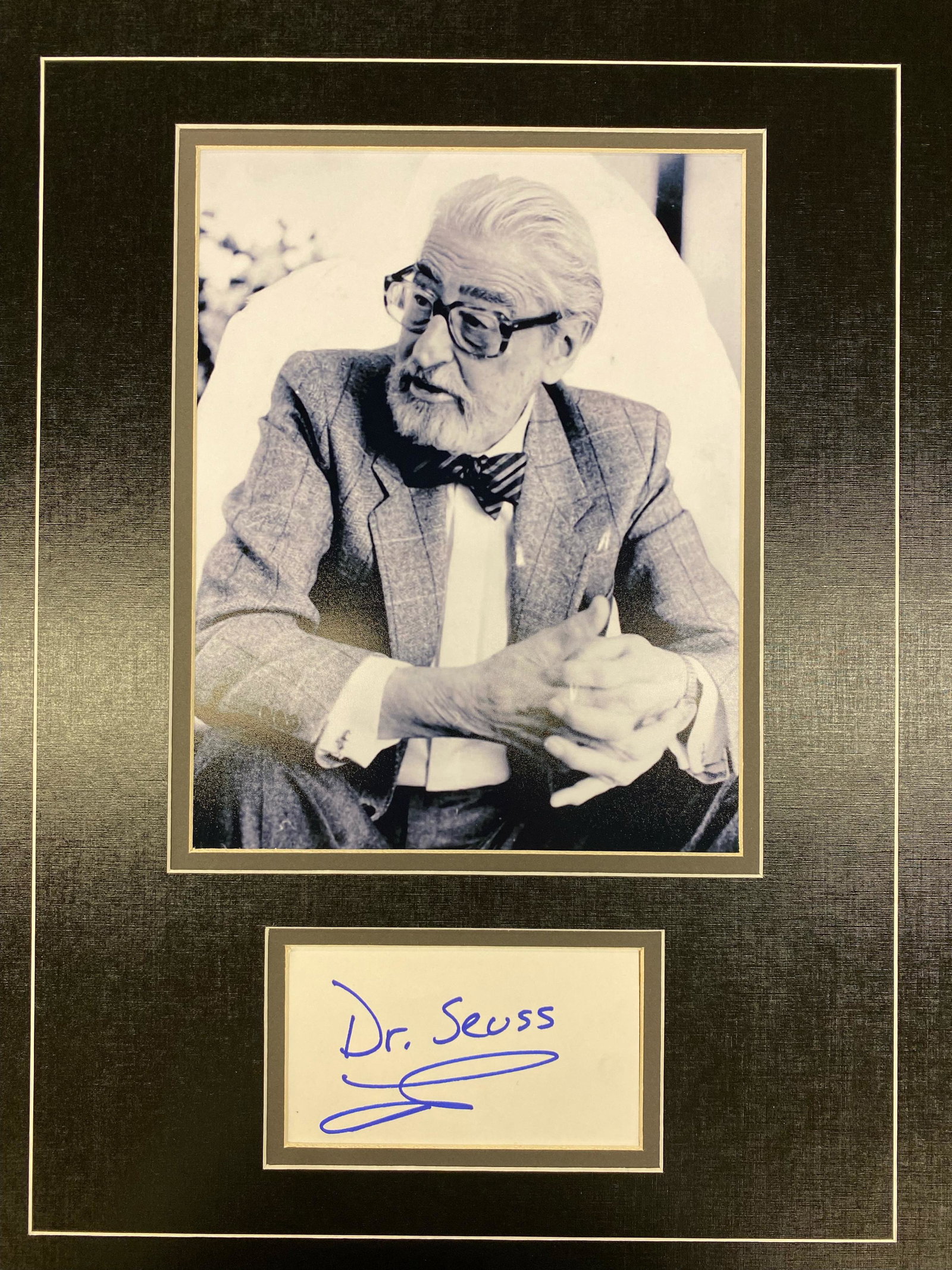 Dr.Seuss Autographed Display (1 of 1)