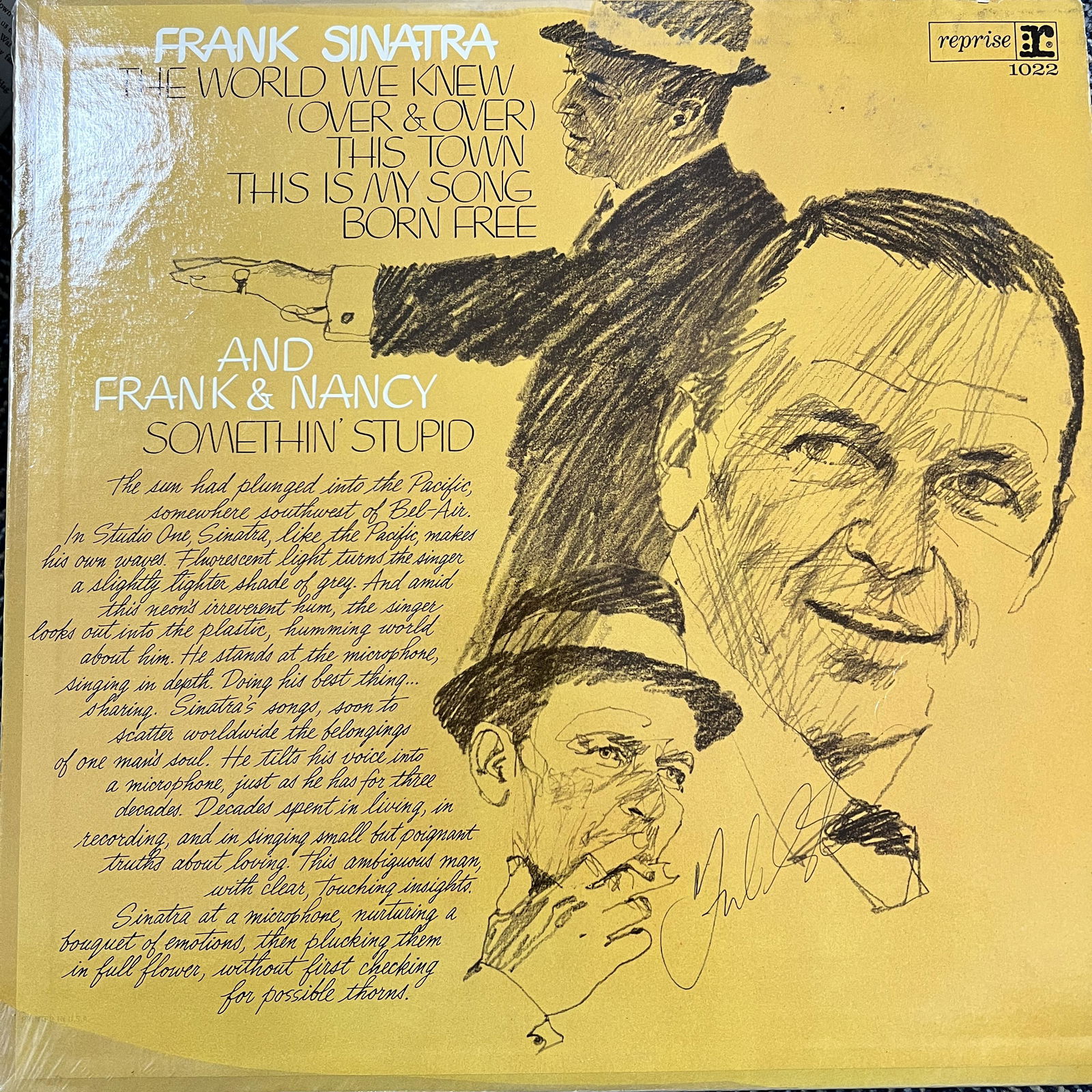 Frank Sintra Autographed Album (1 of 1)