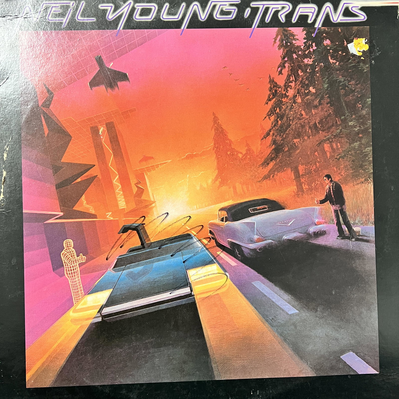 Neil Young Autographed ALBUM: Displays are not framed, and can be framed for a cost. Any item that needs framing will take 2-3 weeks. Framed items will state they are framed in the name of the item. All signed items come with a CO