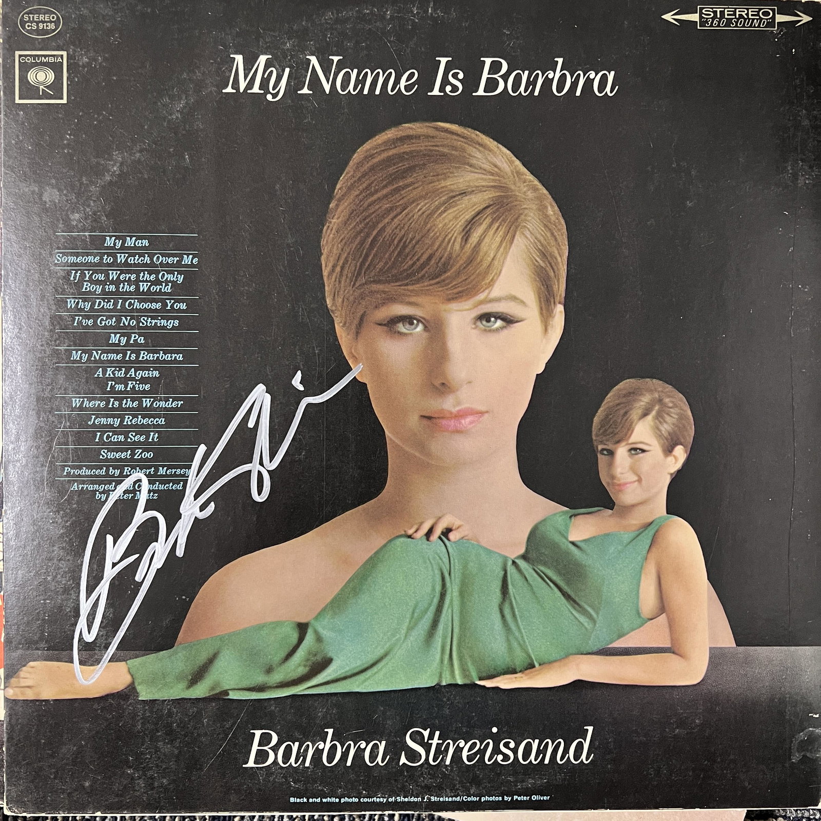 Barbara Streisand Autographed ALBUM (1 of 1)