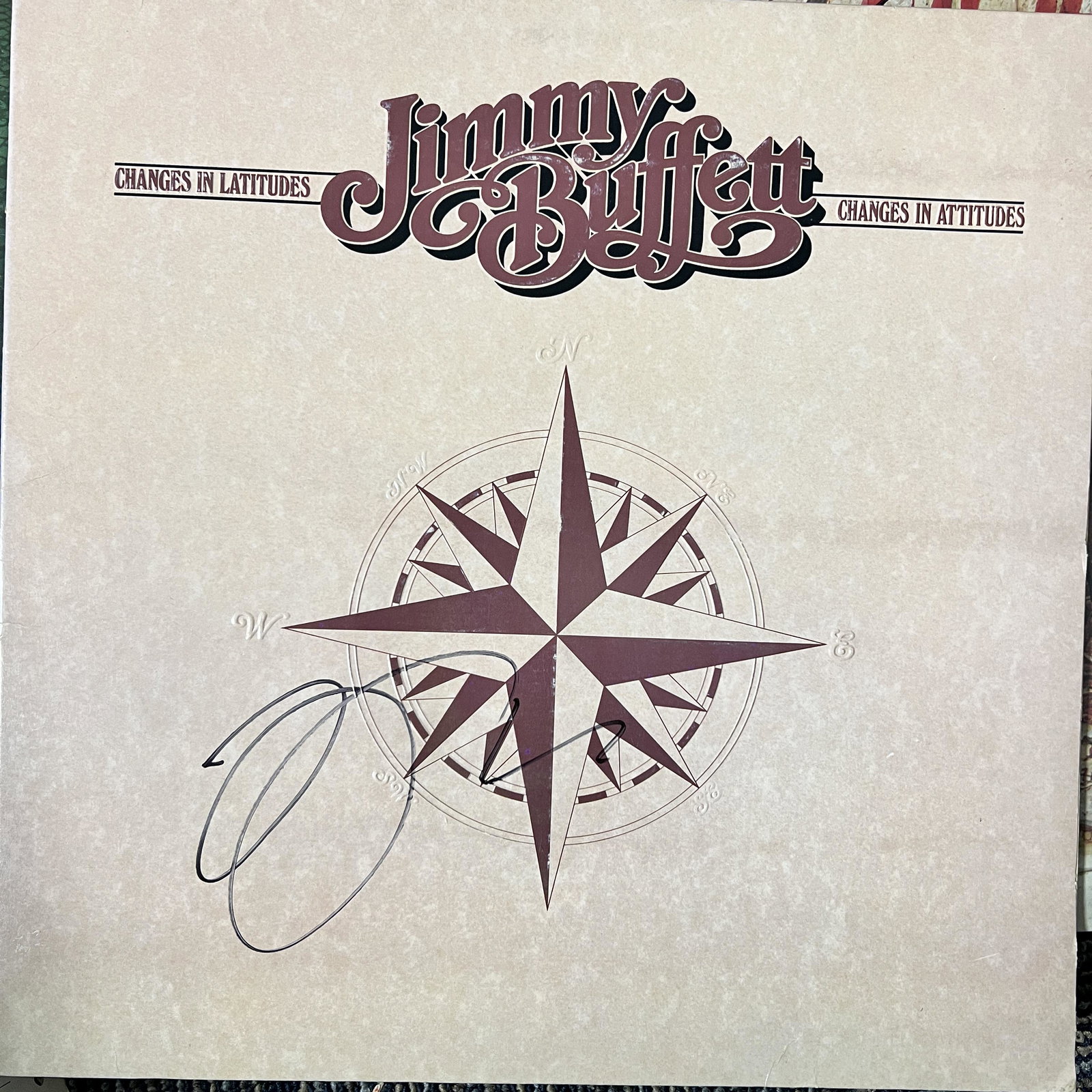 Jimmy Buffett Autographed ALBUM (1 of 1)