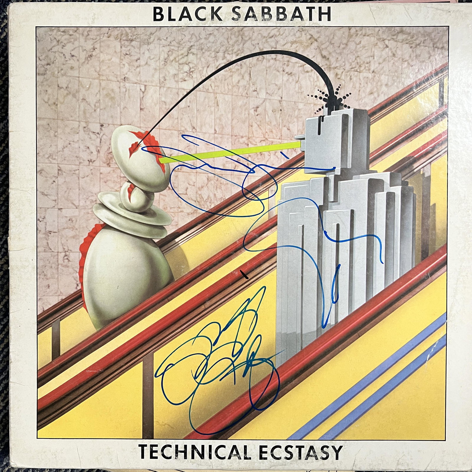 Black Sabbath Autographed Album DIO IOMMI BUTLER WARD (1 of 1)