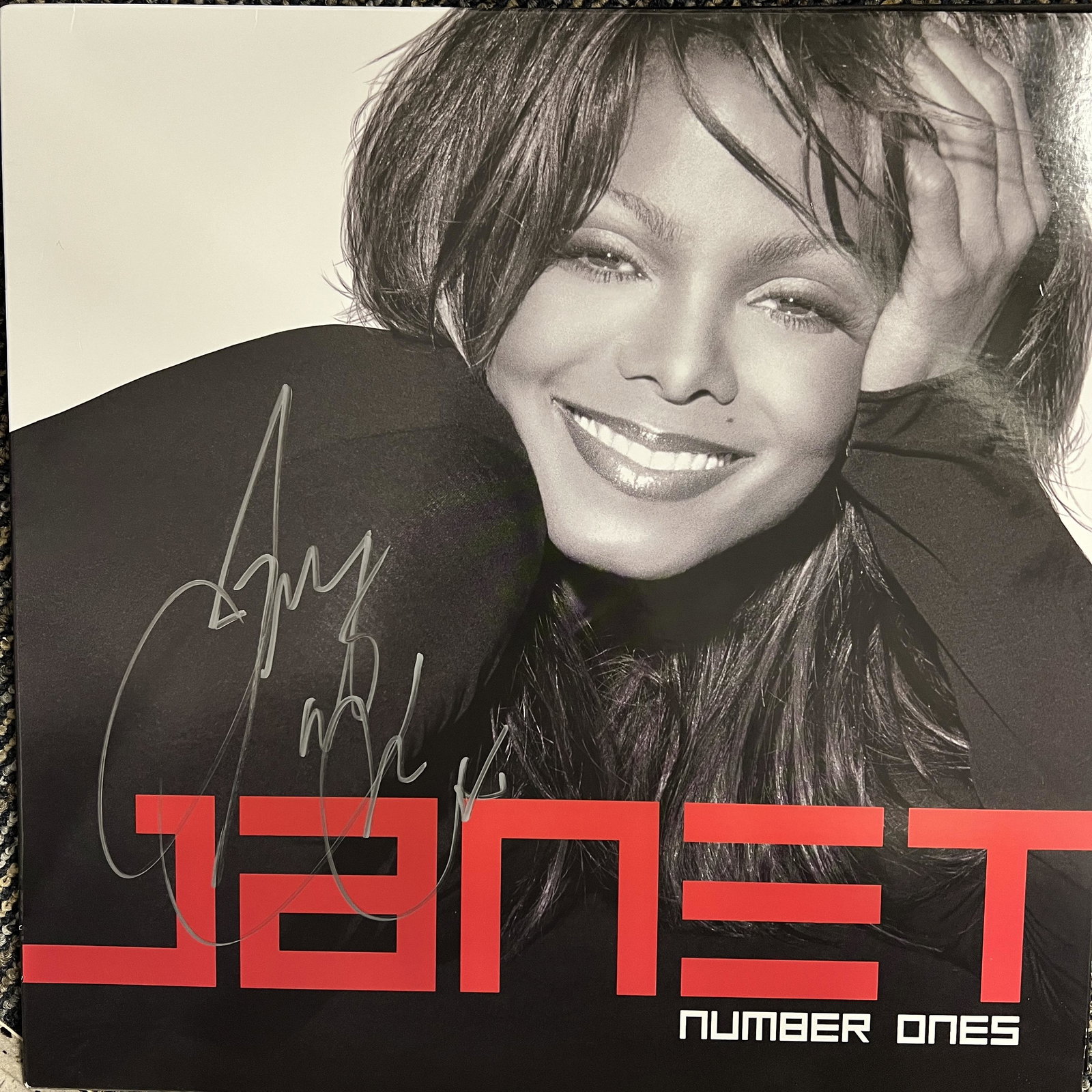 Janet Jackson Autographed Album (1 of 1)