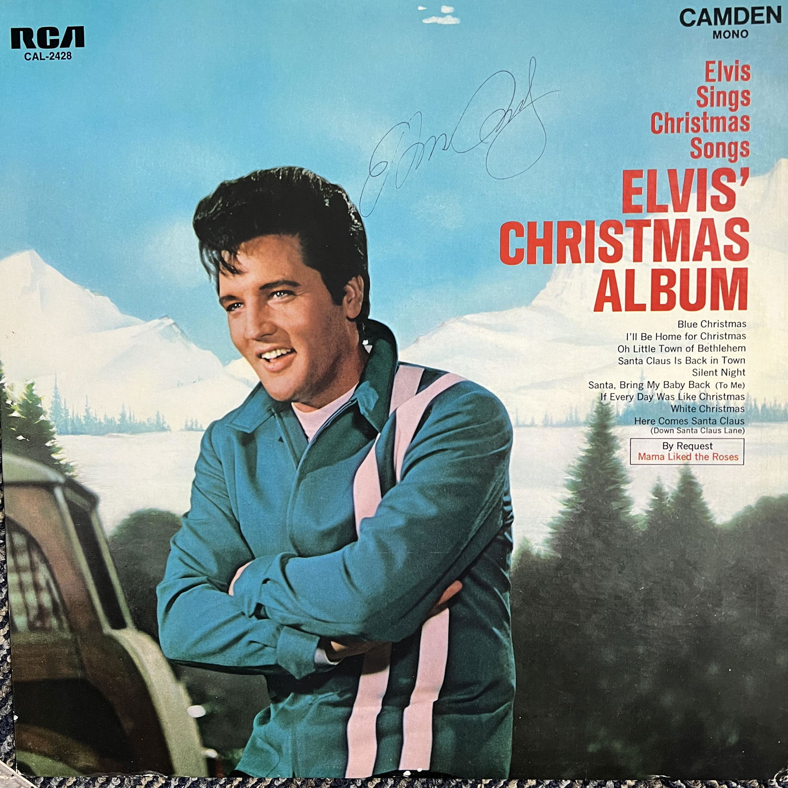 Elvis Presley AUTOGRAPHED Album (1 of 1)