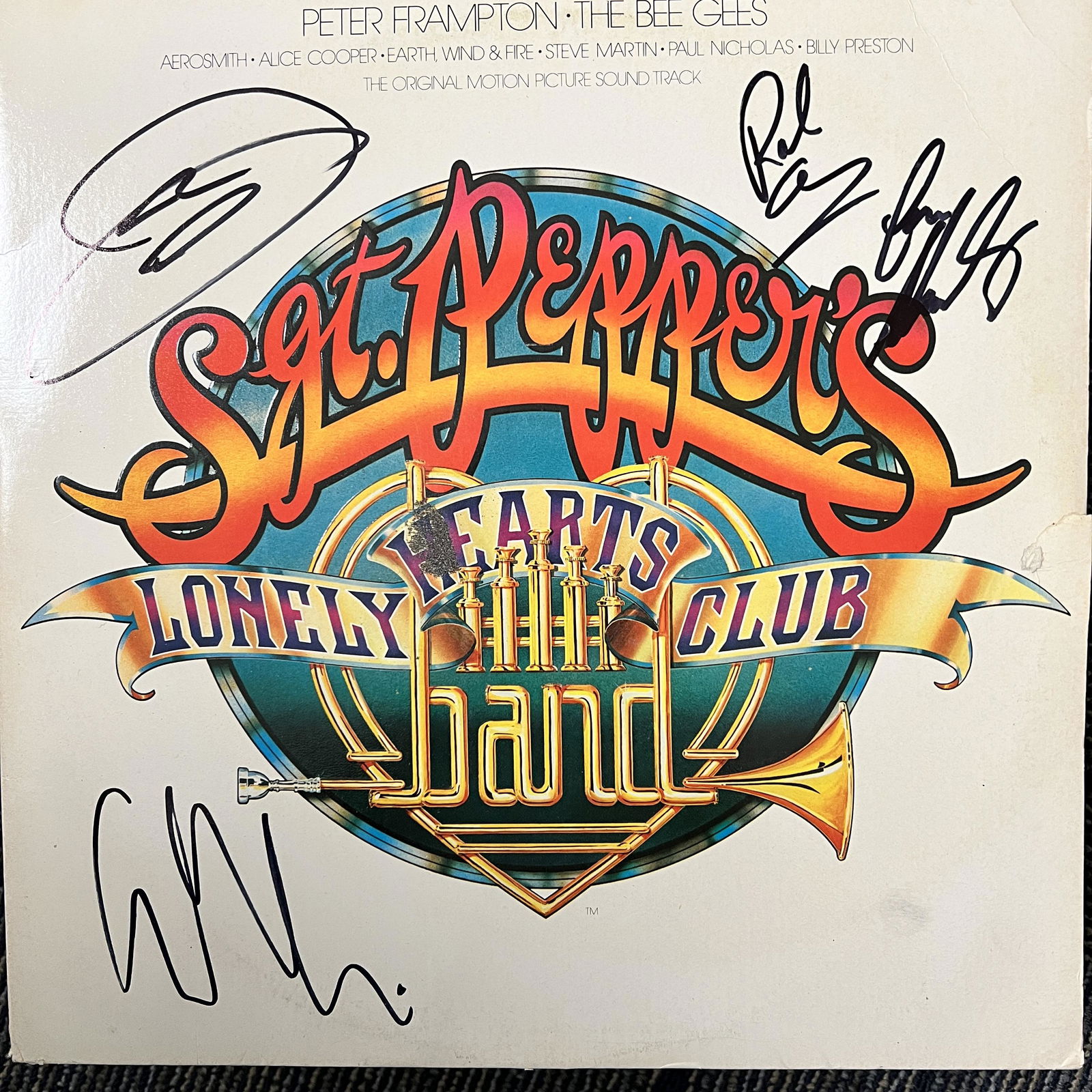 Bee Gees and Alice Cooper Autographed Album (1 of 1)