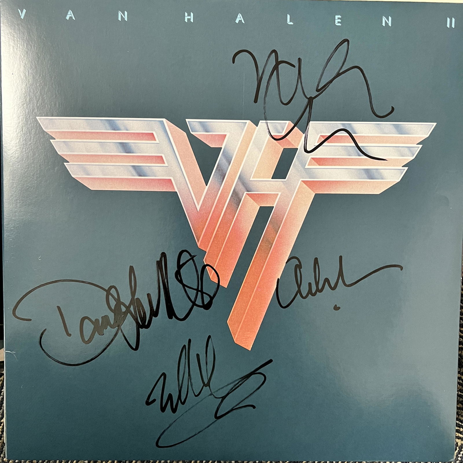 Van HALEN Autographed Album All 4 (1 of 1)