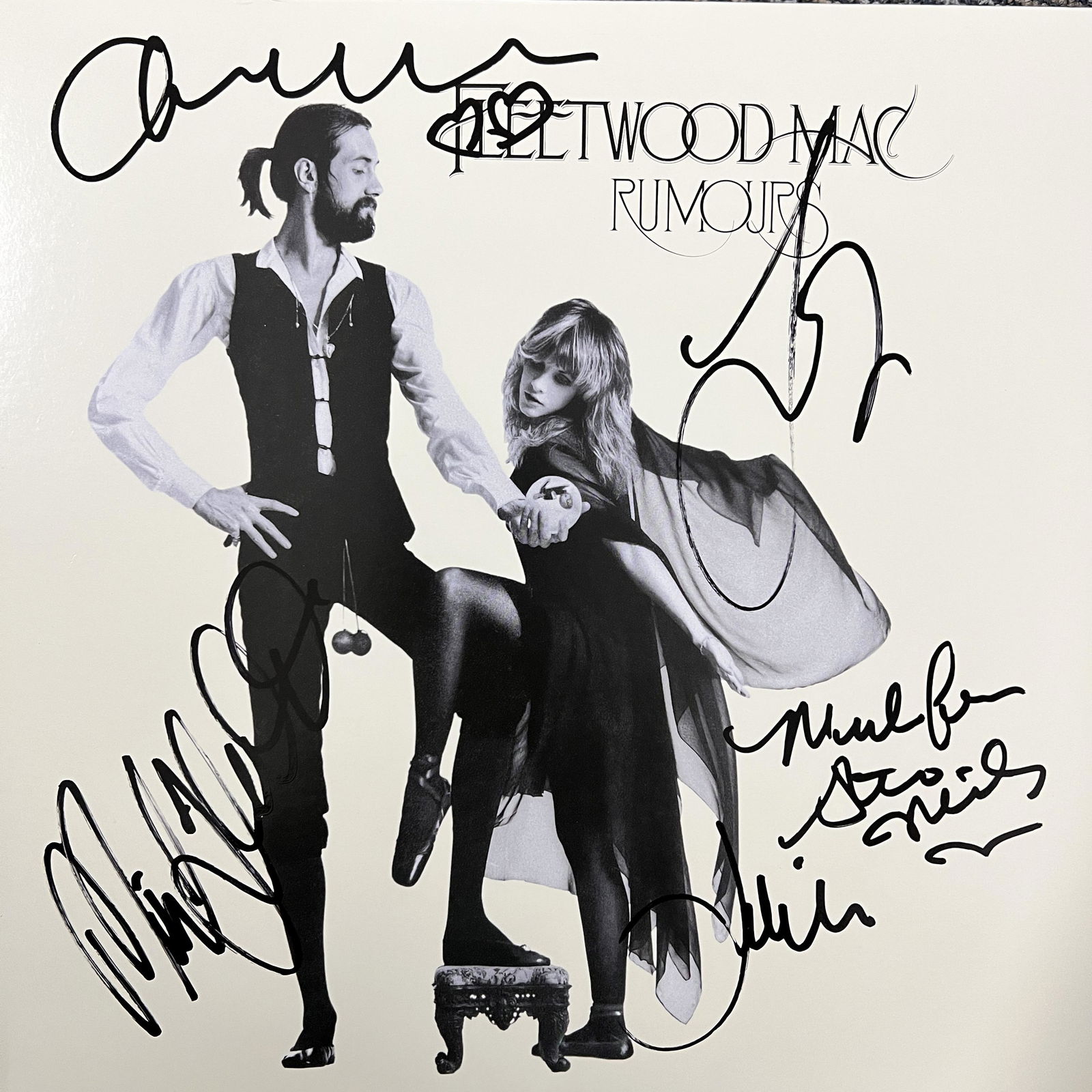 Fleetwood Mac AUTOGRAPHED Album All 5 (1 of 1)