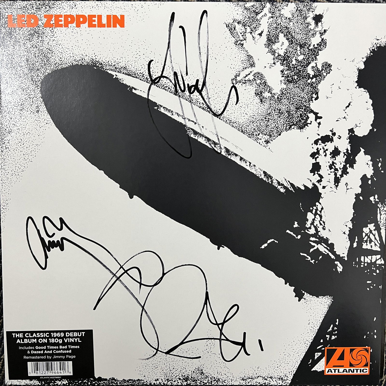 Led Zeppelin Autographed Album PAGE PLANT JONES (1 of 1)
