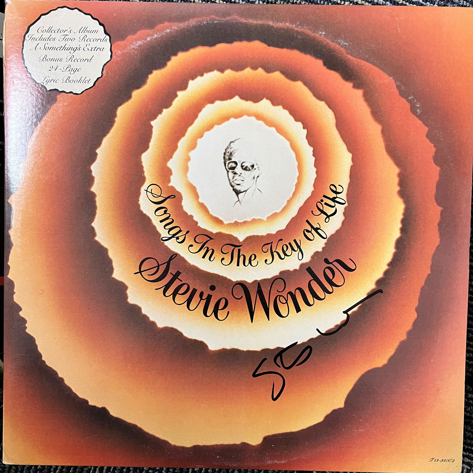 Stevie Wonder Autographed Album (1 of 1)