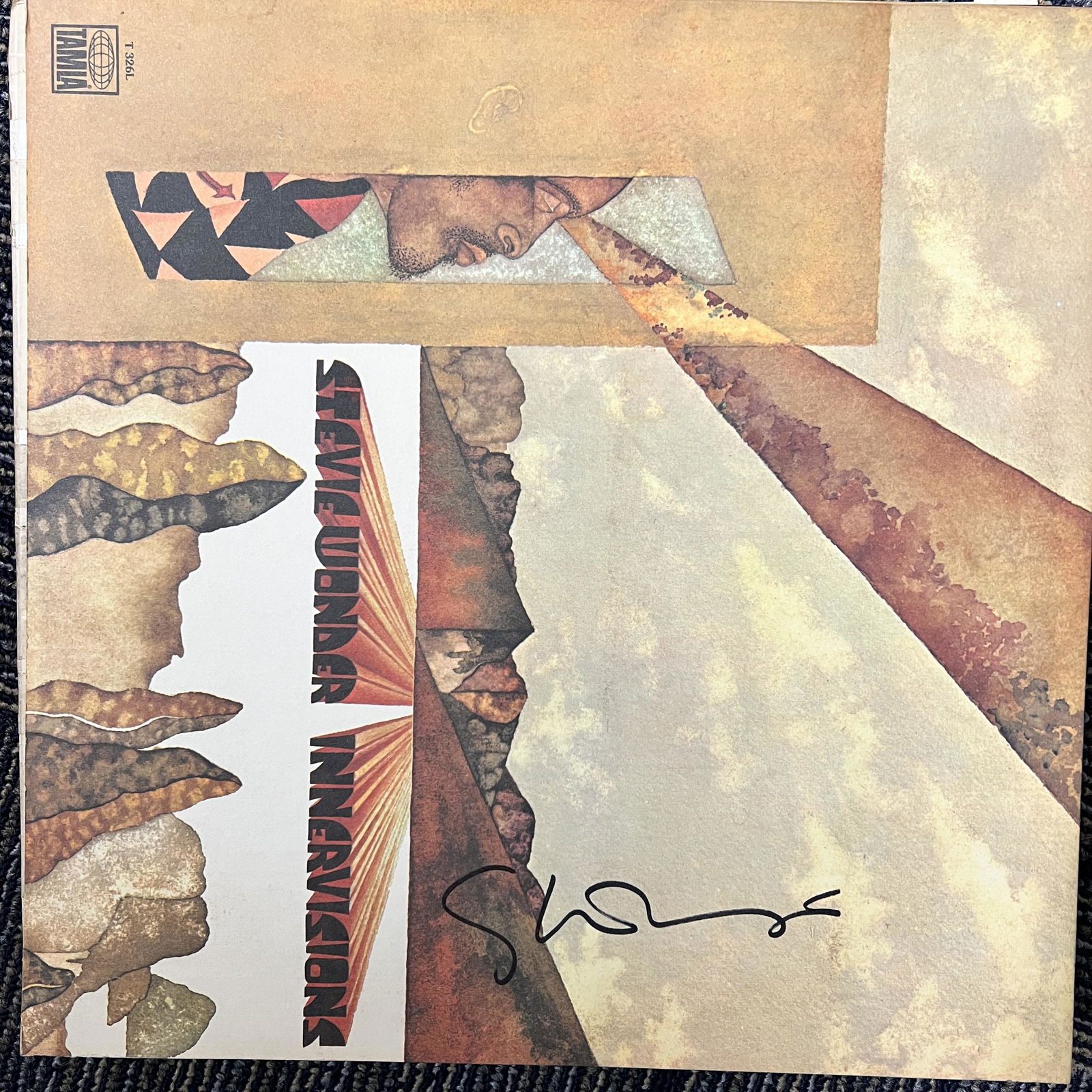 Stevie Wonder Autographed Album (1 of 1)