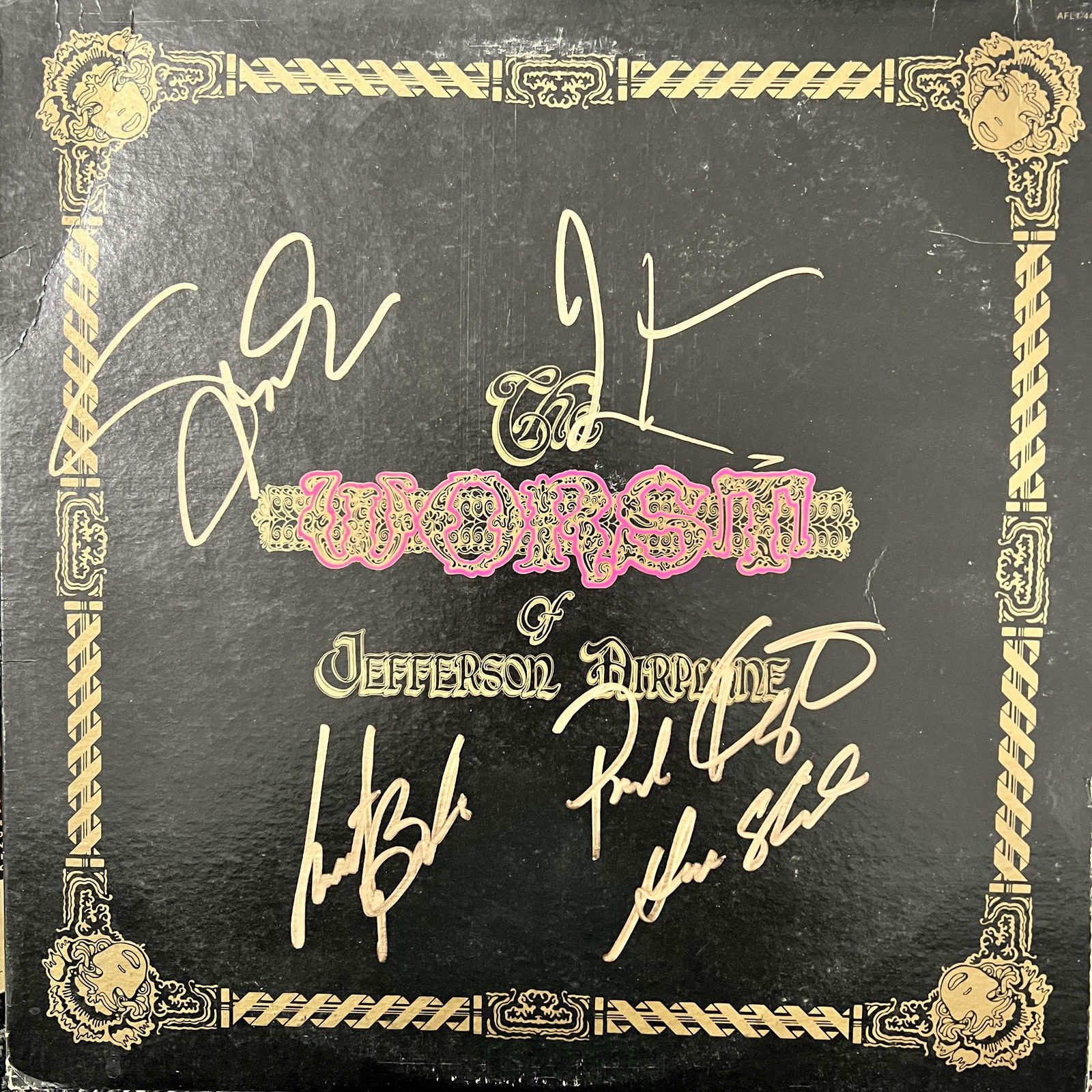 Jefferson Airplane Autographed Album All Members (1 of 1)