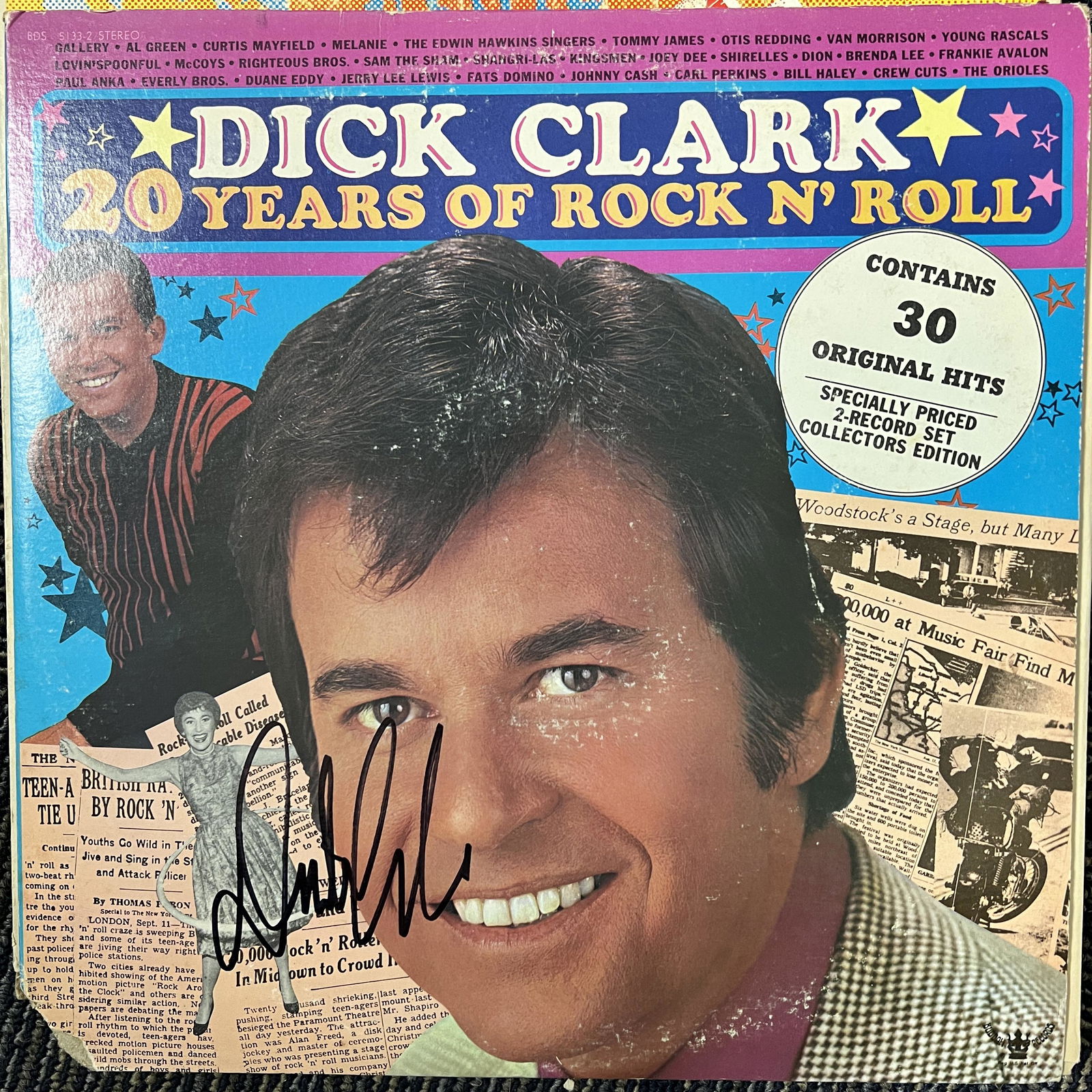 Dick Clark Autographed Album (1 of 1)