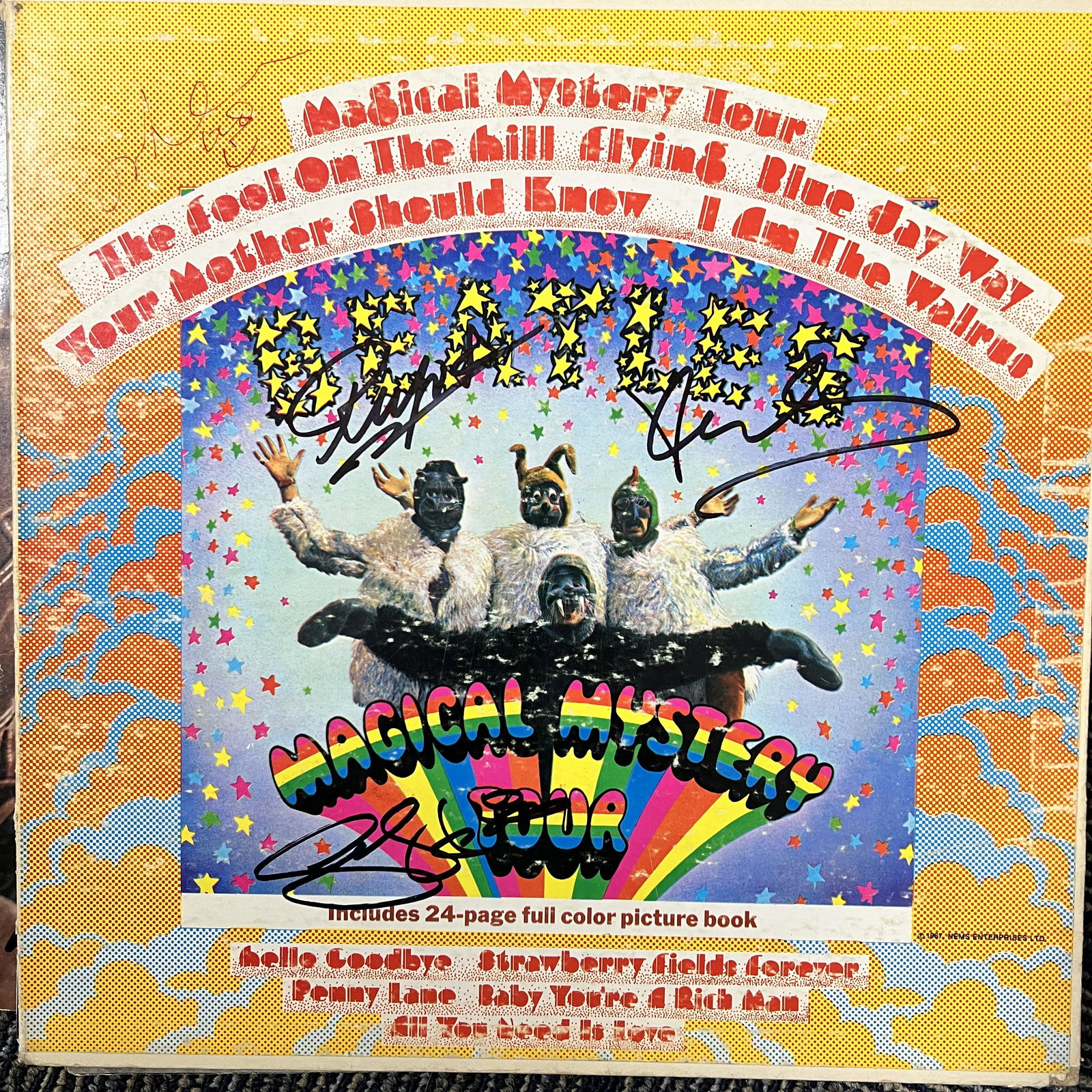 The Beatles Autographed Album All 4 (1 of 1)