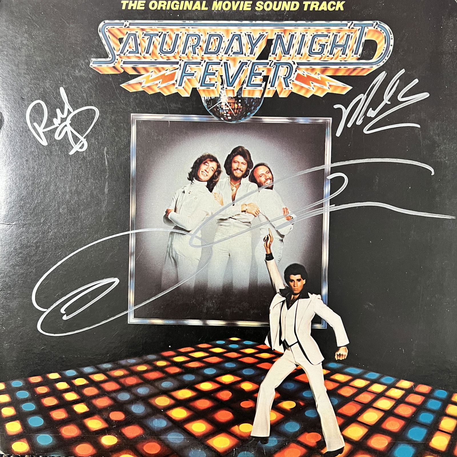 BEE GEES & John Travolta Autographed Album (1 of 1)