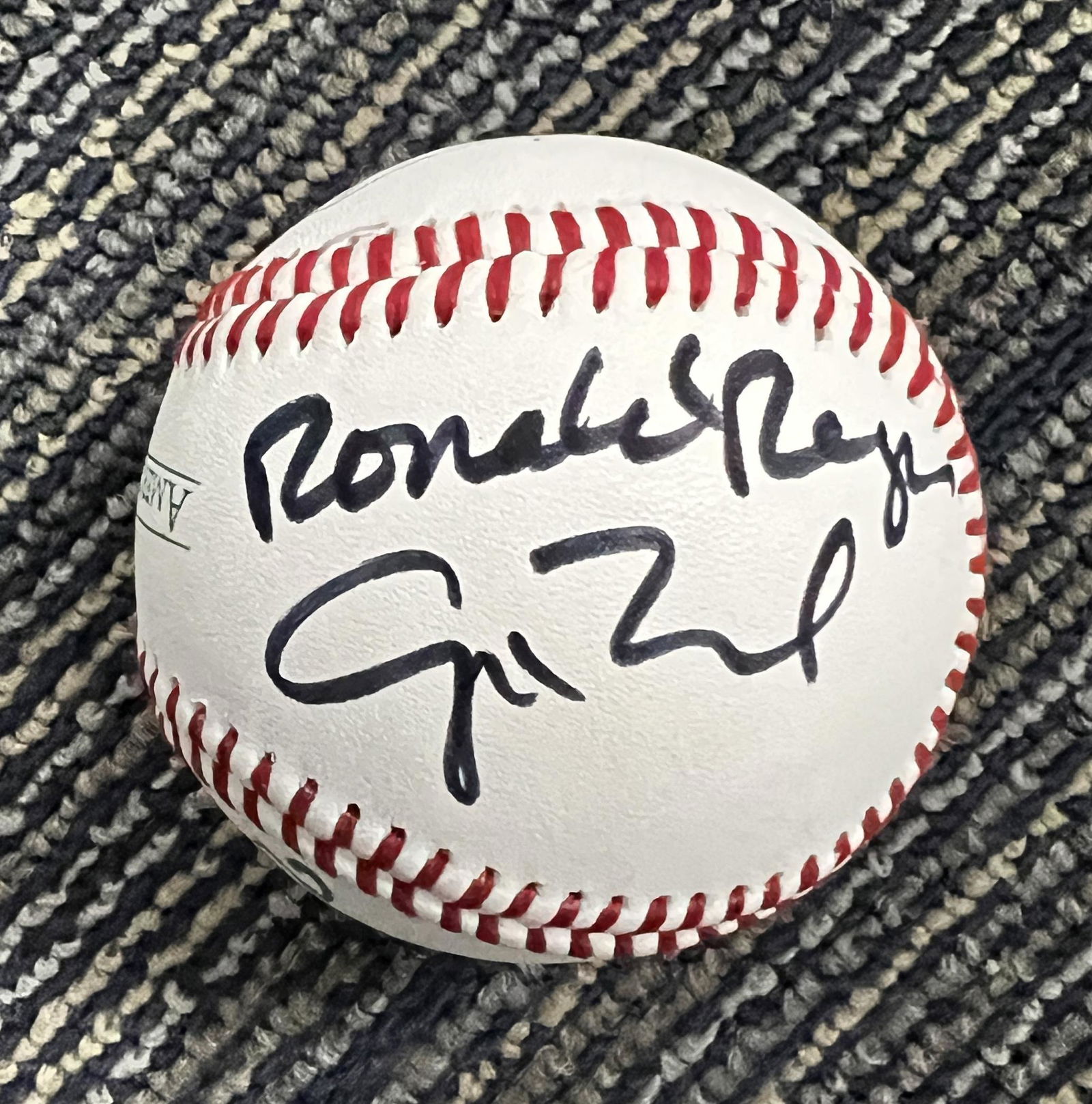 Ronald Reagan & George Bush Autographed Baseball (1 of 1)