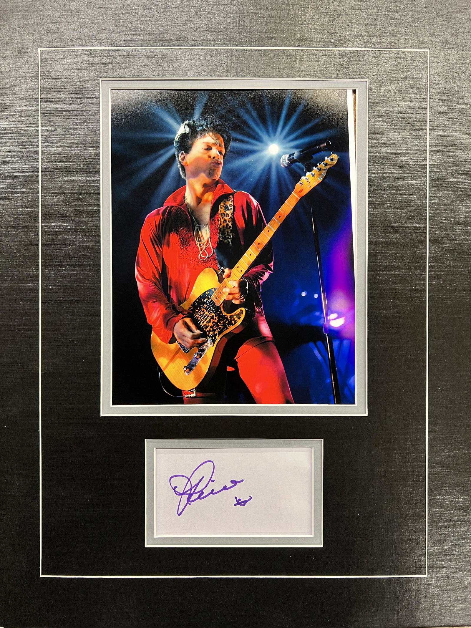 Prince Autographed Display (1 of 1)