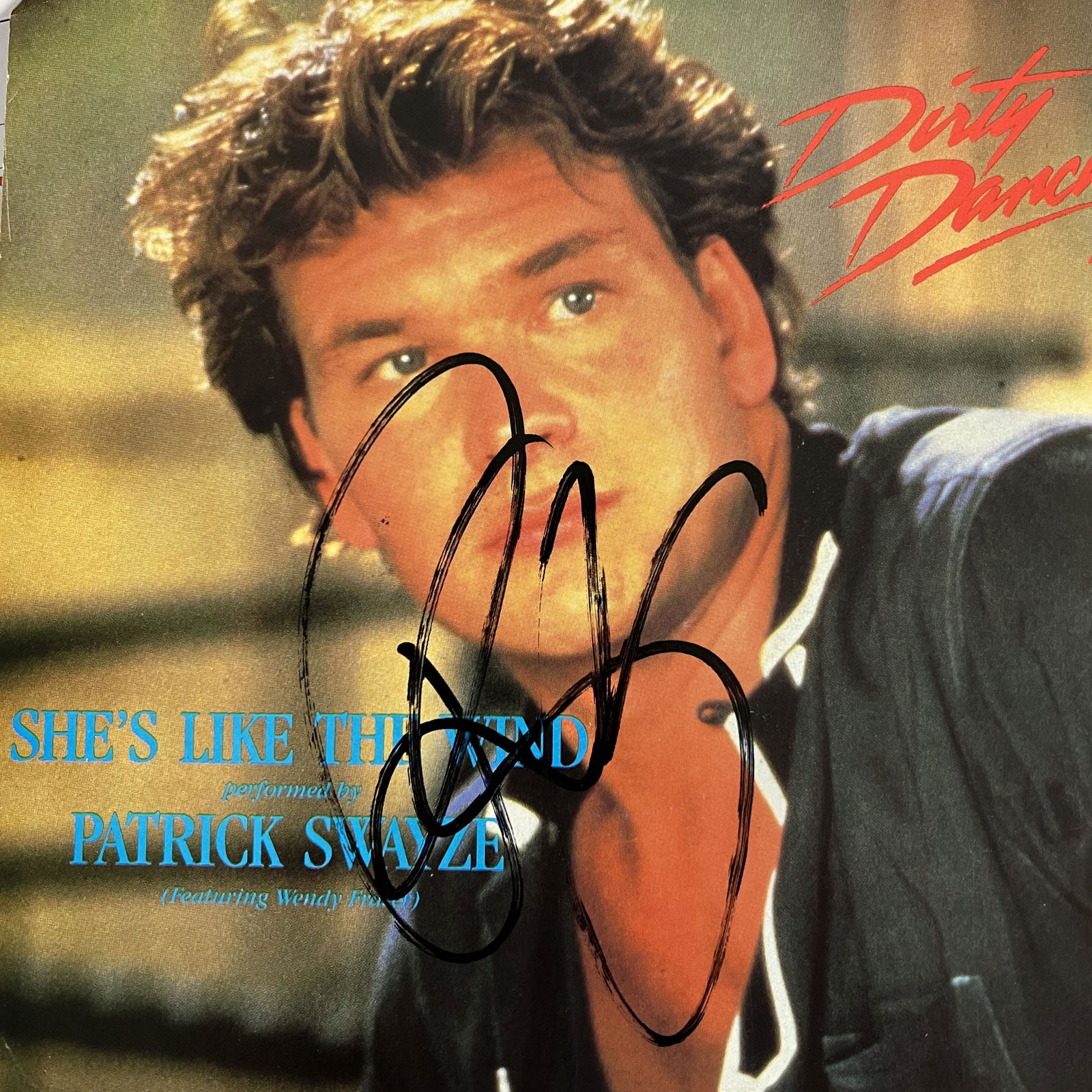 Patrick Swayze Autographed Single (1 of 1)