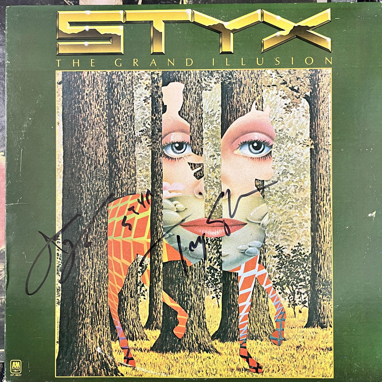 Tommy Shaw James JY Young Autographed ALBUM (1 of 1)